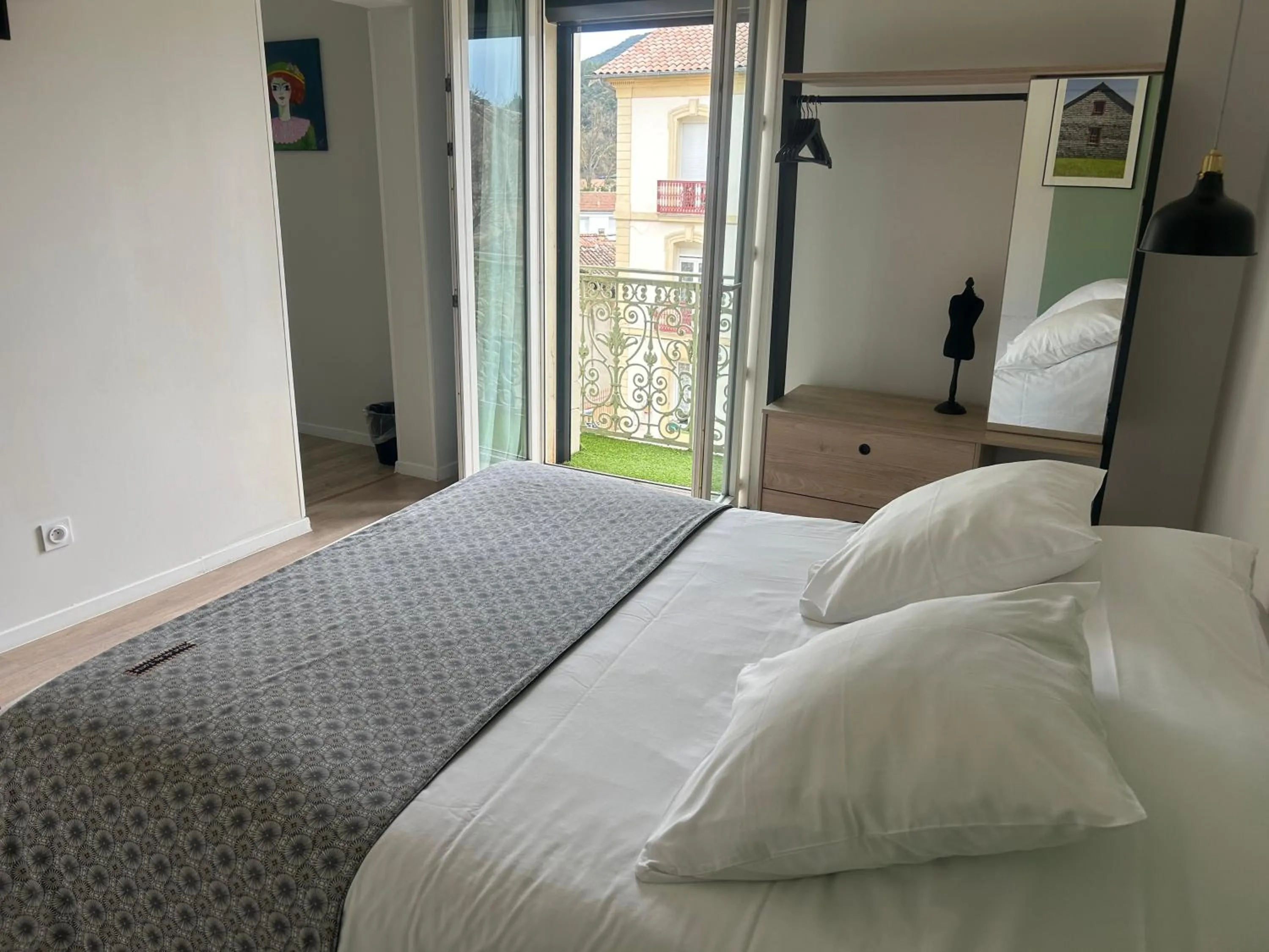 Bed in Hotel De Ma Tante