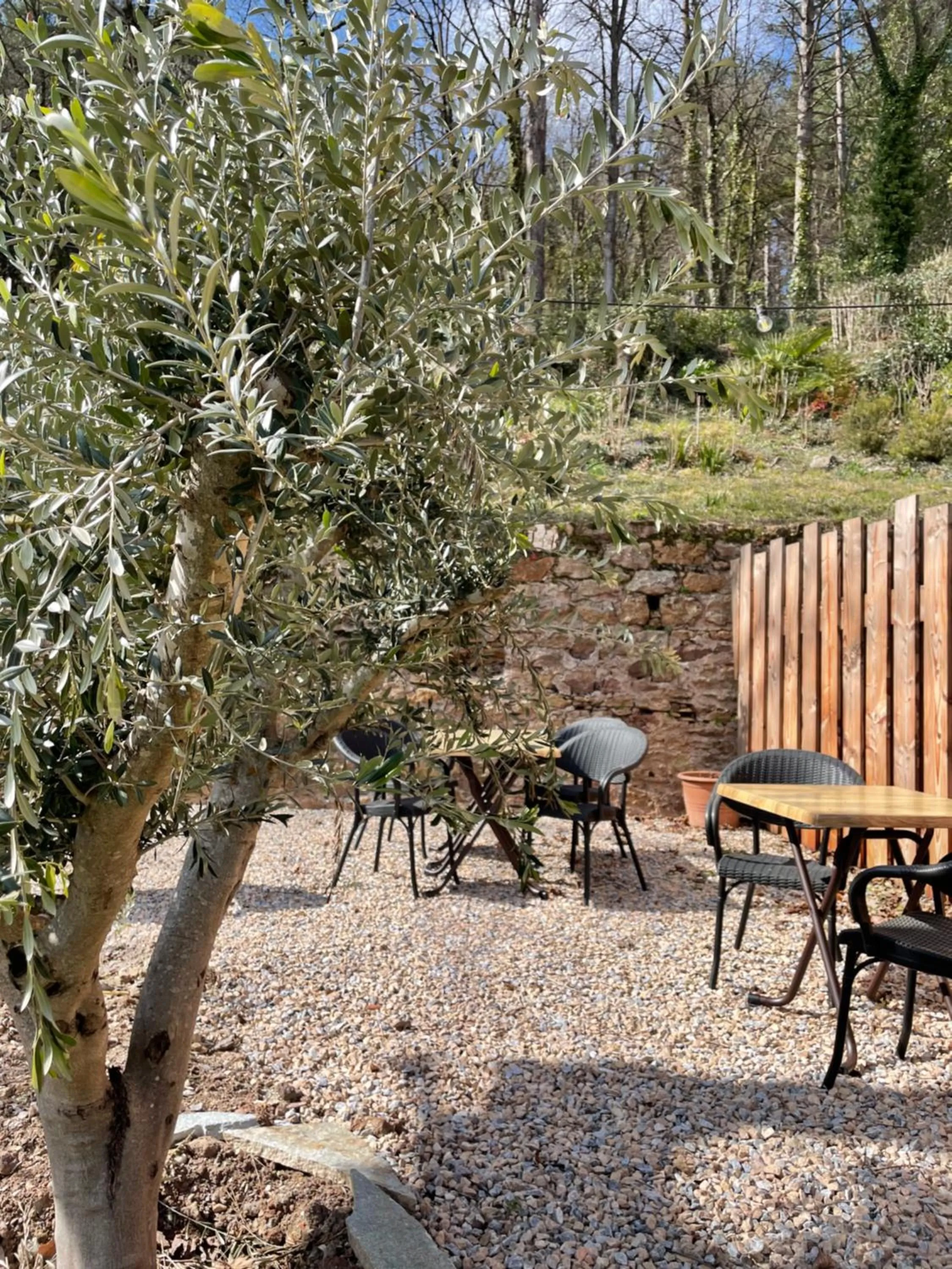 Patio in Hotel De Ma Tante