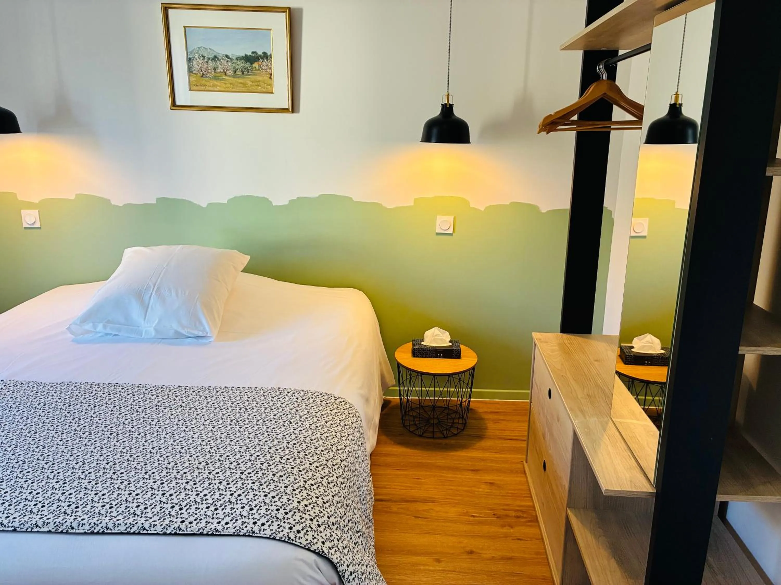 Bed in Hotel De Ma Tante