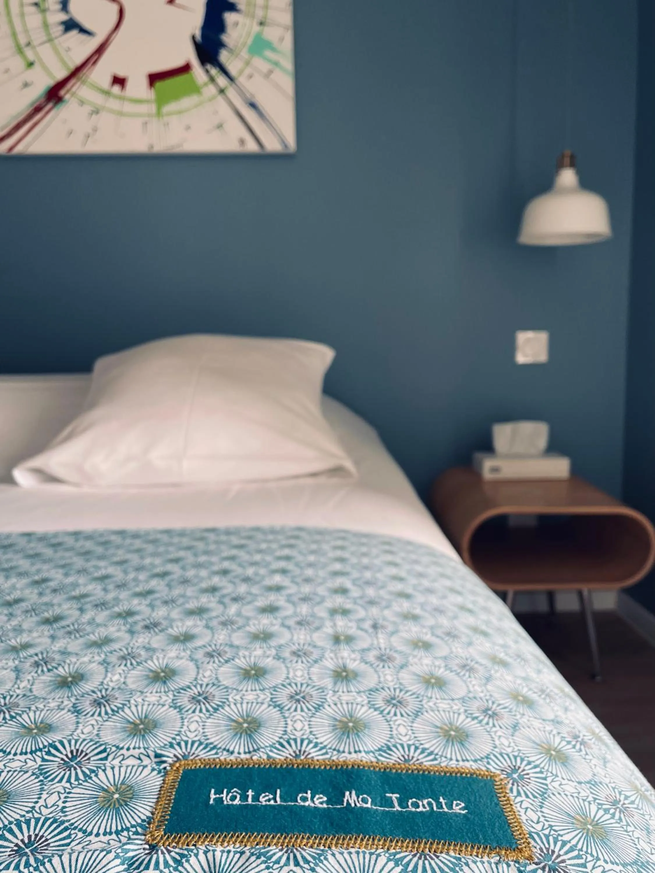 Bed in Hotel De Ma Tante