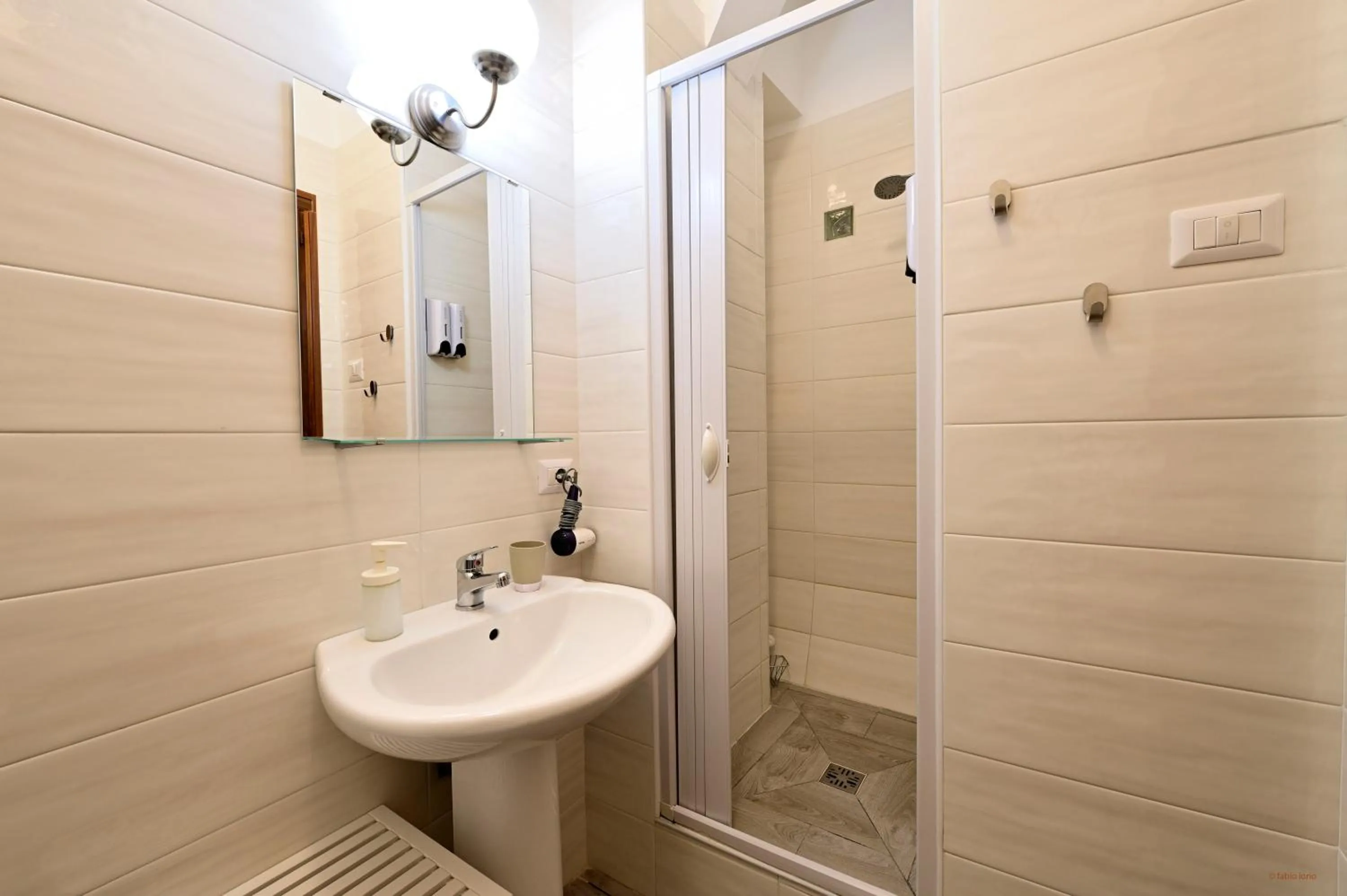 Bathroom in Il Cavalliere Bed & breakfast