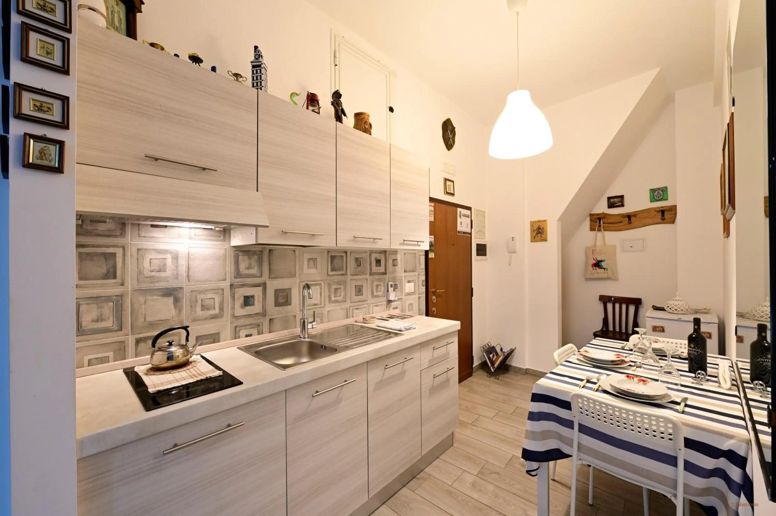 Kitchen or kitchenette in Il Cavalliere Bed & breakfast