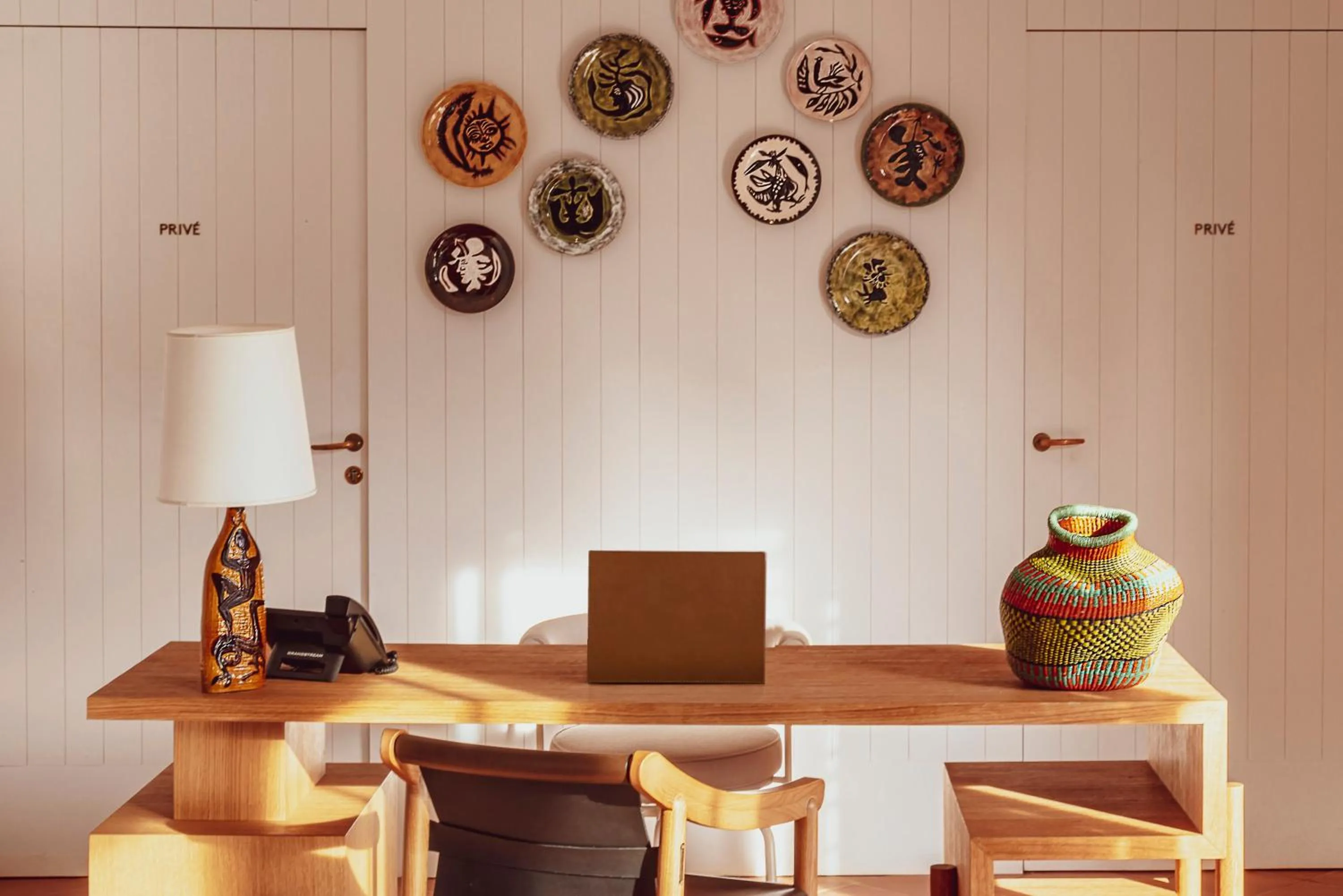 Lobby or reception in Hotel Lou Pinet