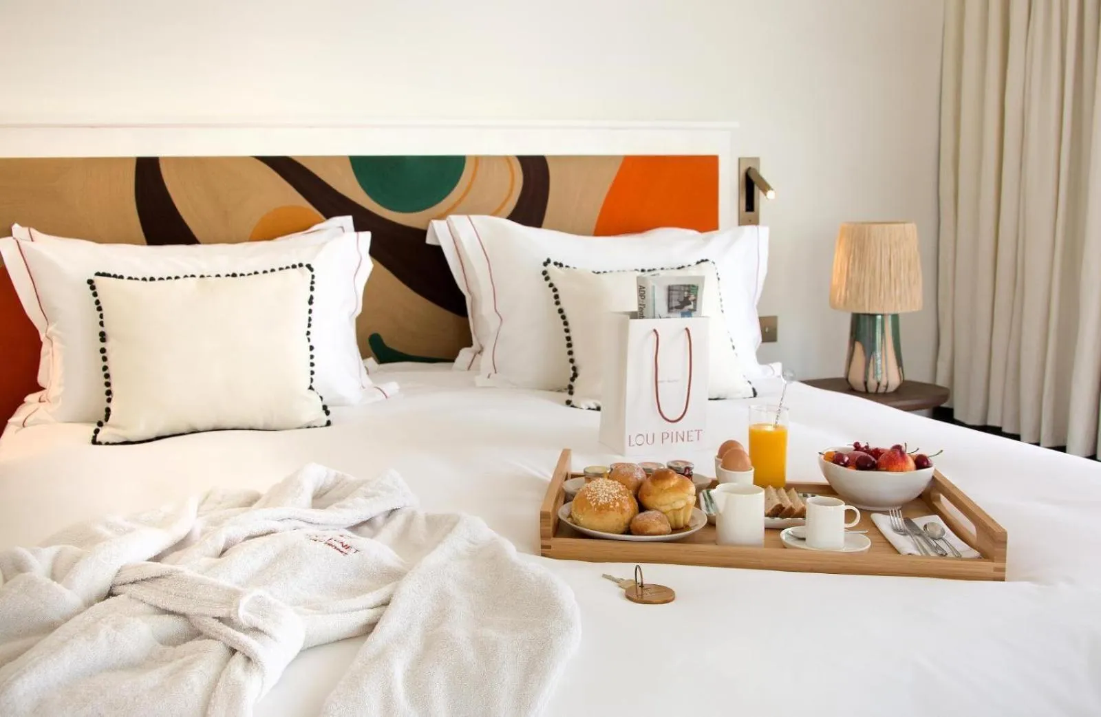 Food and drinks, Bed in Hotel Lou Pinet