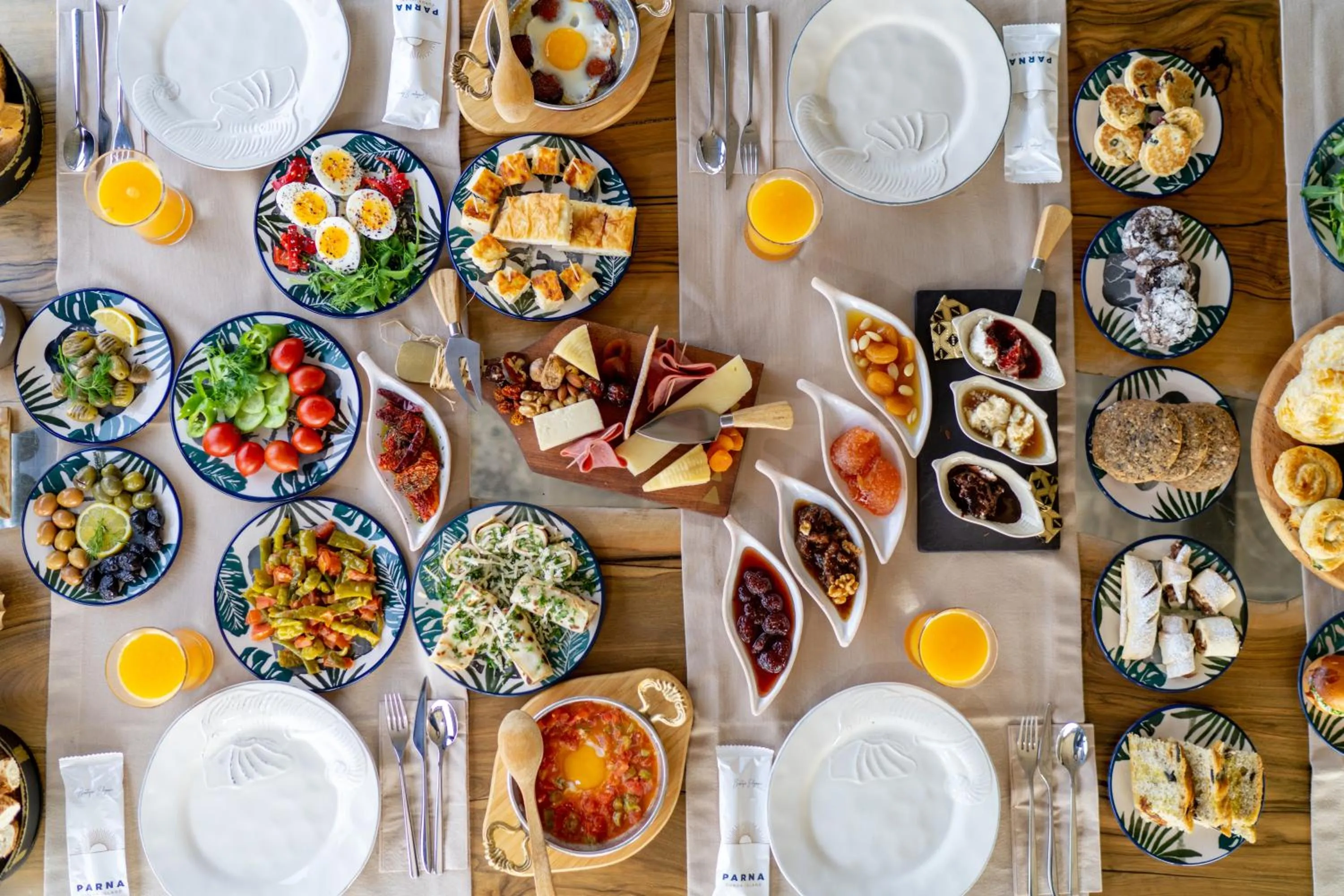 Breakfast in Parna Hotel