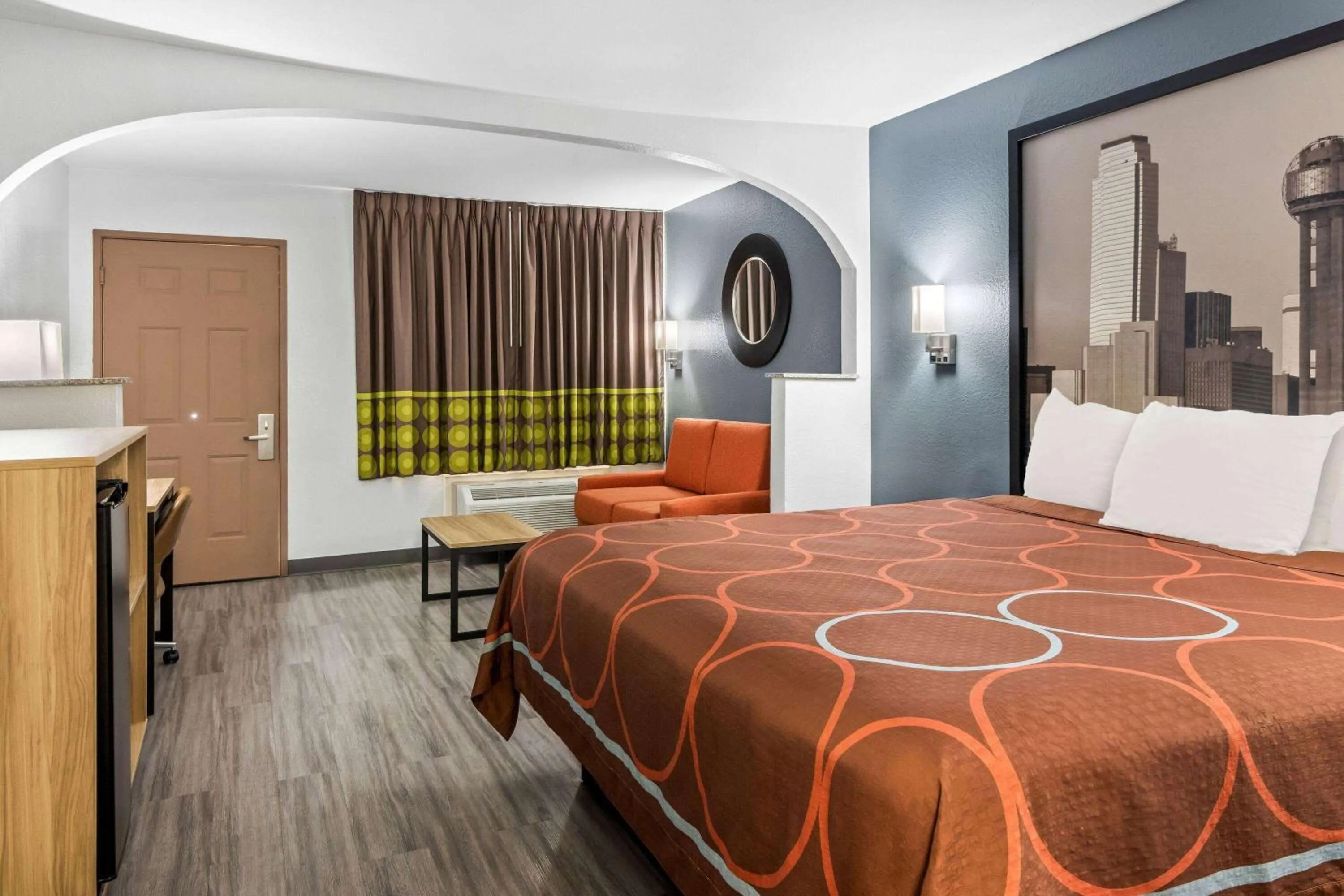 Bed in Super 8 by Wyndham Grand Prairie Southwest