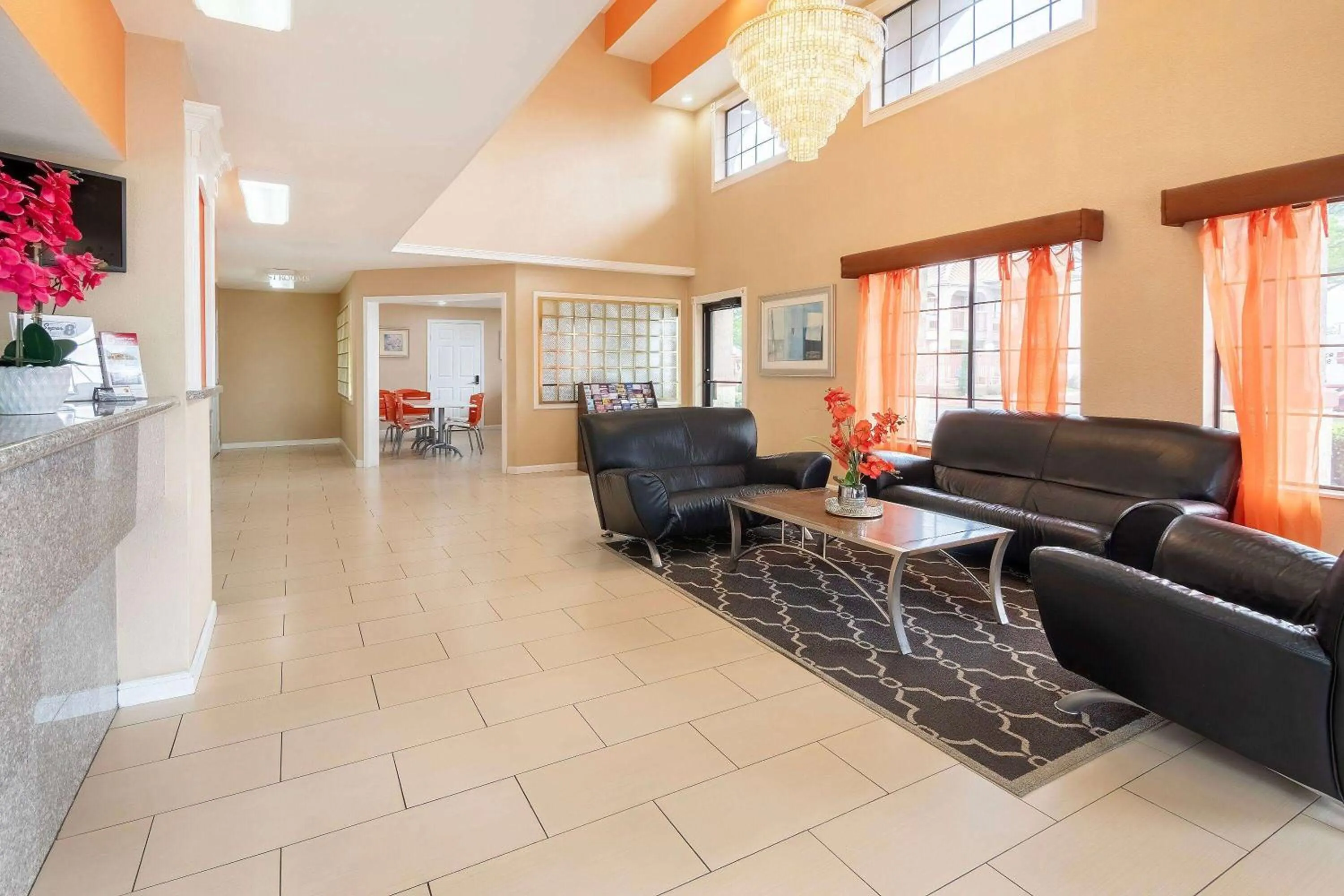 Lobby or reception in Super 8 by Wyndham Grand Prairie Southwest