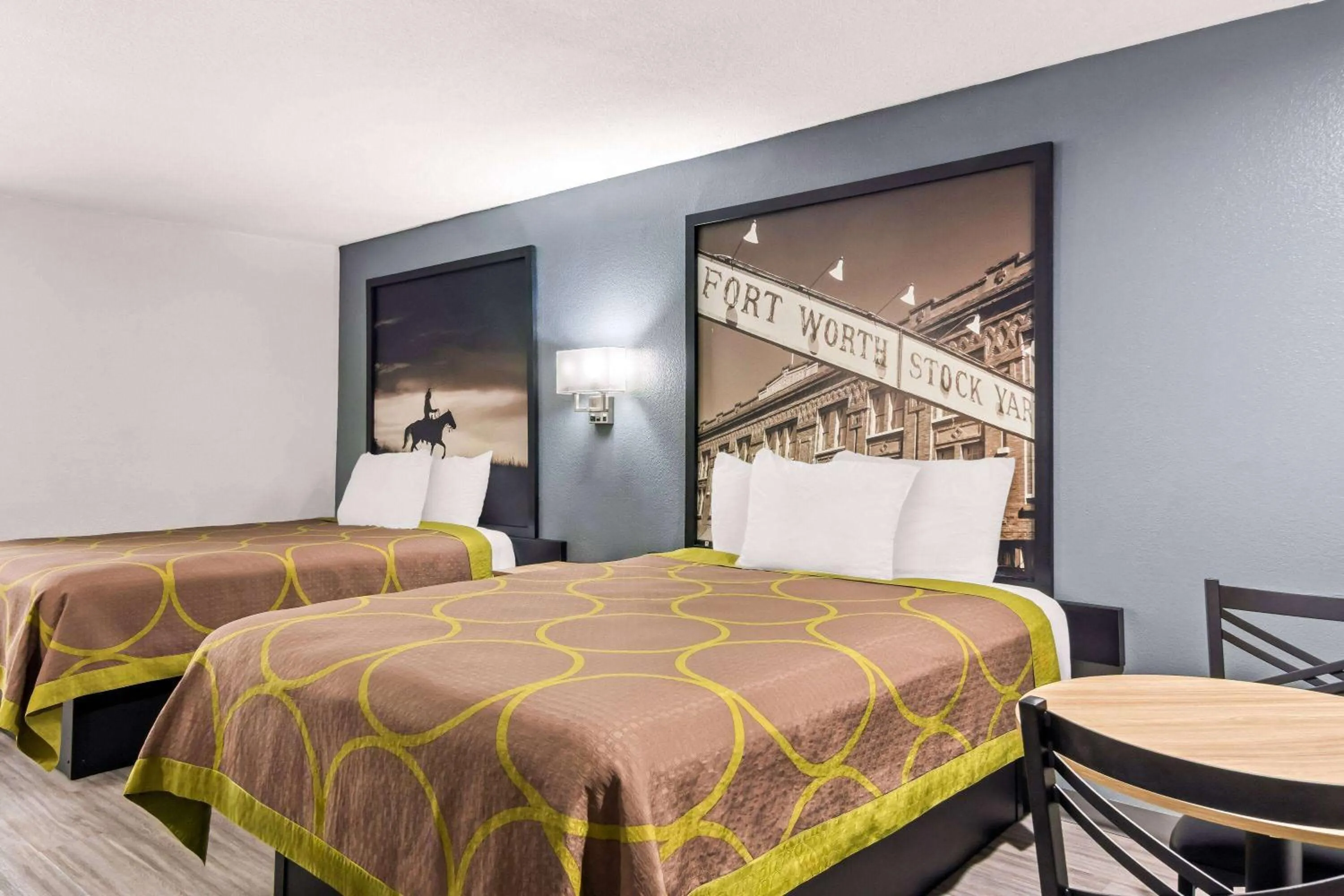 Bed in Super 8 by Wyndham Grand Prairie Southwest