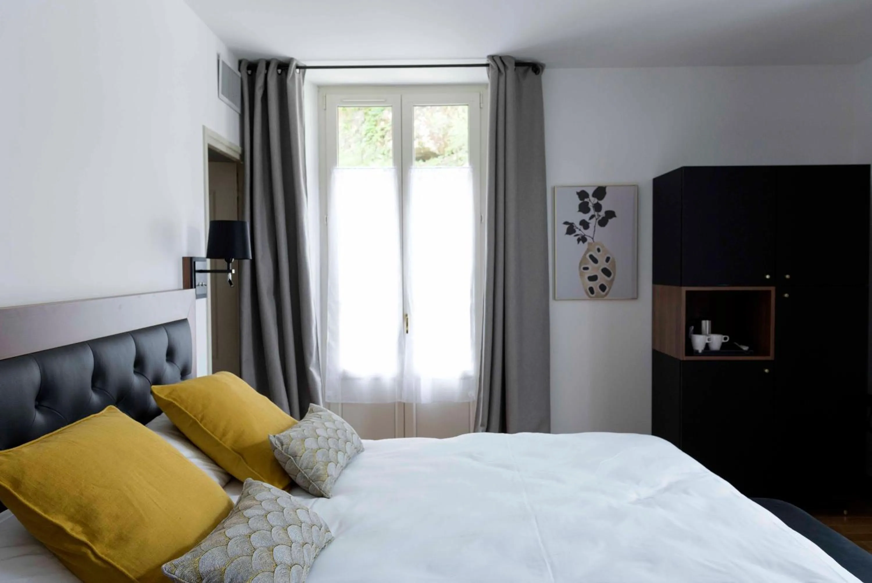 Bed in Hotel Beau Site - Rocamadour