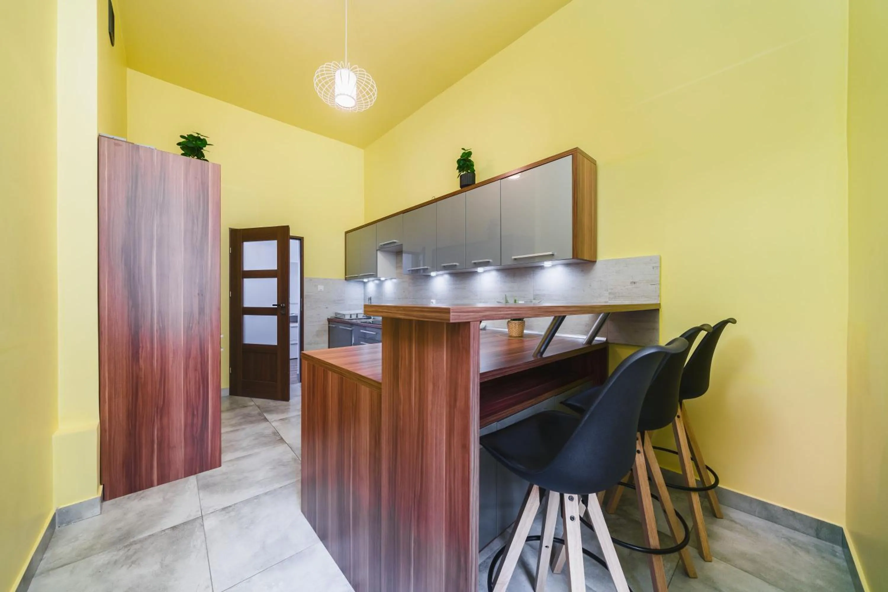Kitchen or kitchenette in Barbakan Residence Old Town
