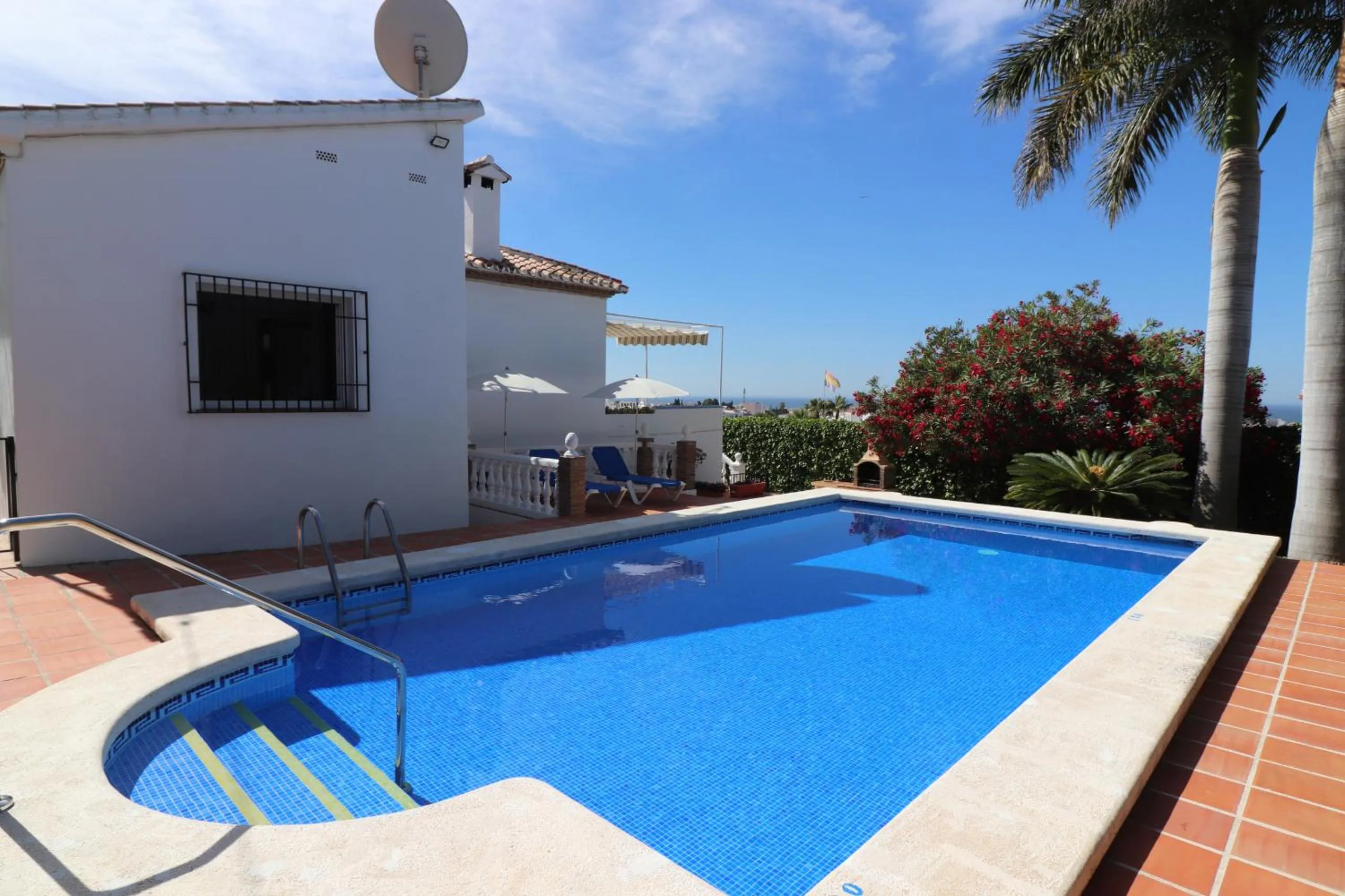 Swimming pool in Villa el Romeral SpainSunRentals 1112