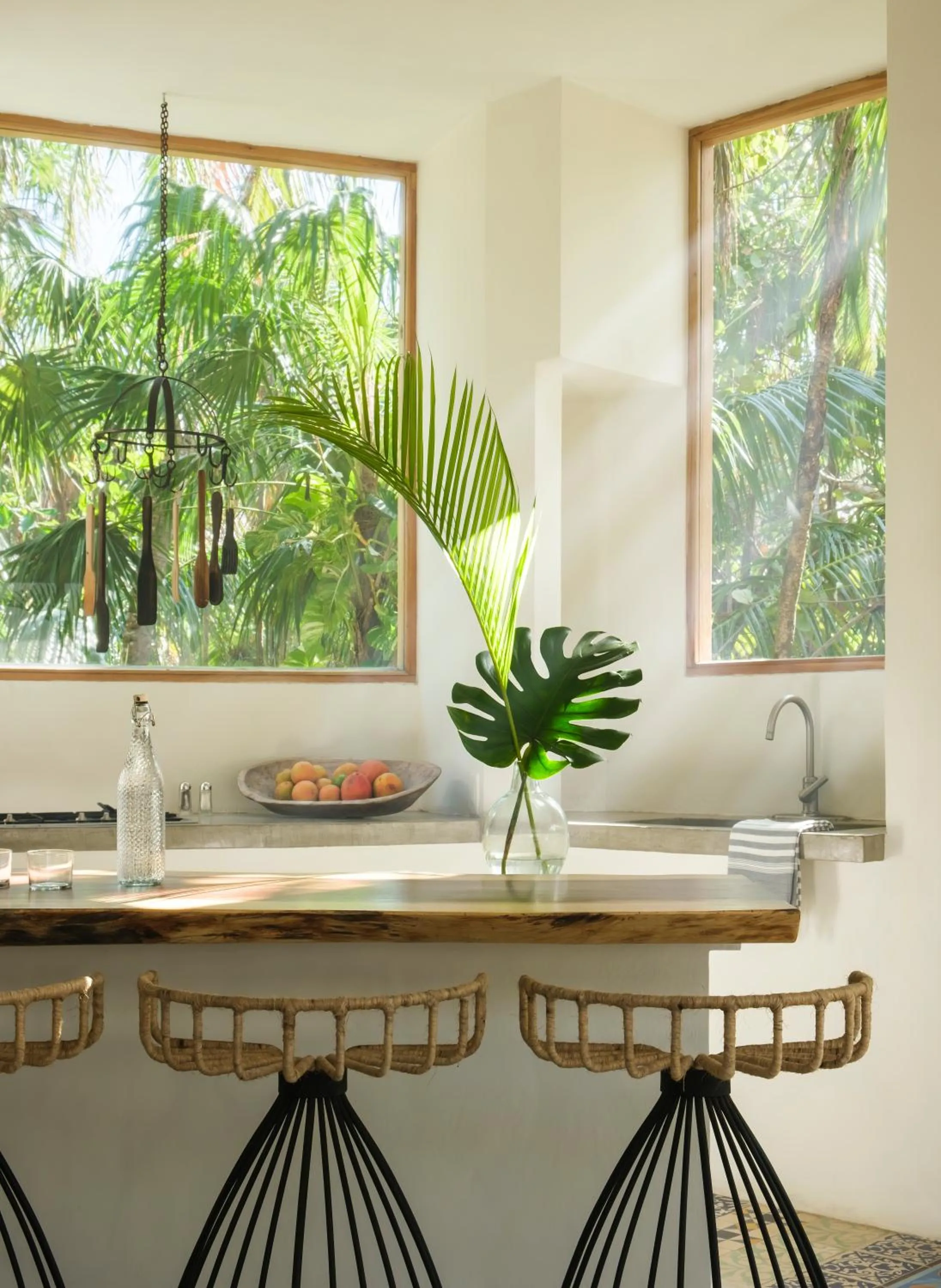 Kitchen or kitchenette in Aldea Canzul Tulum