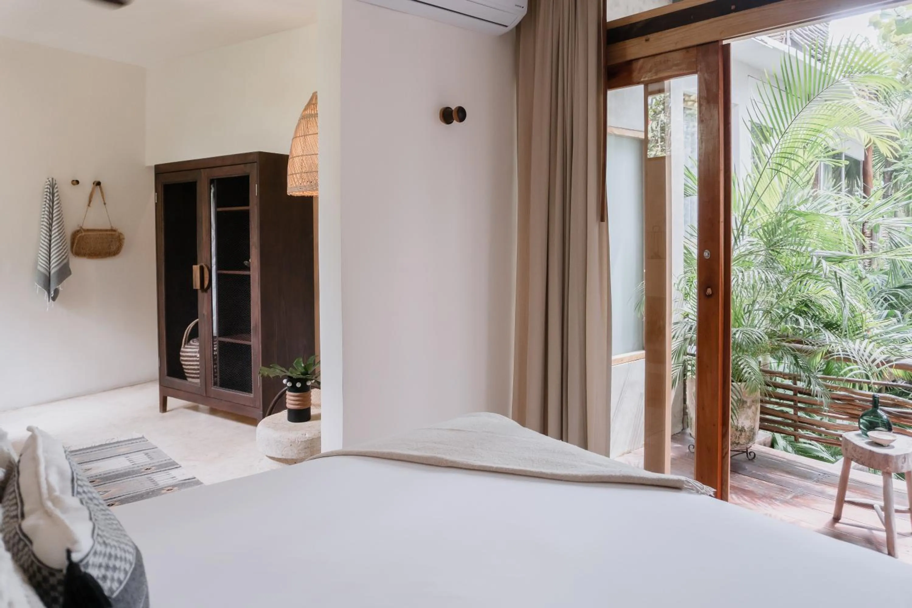 Balcony/Terrace, Bed in Aldea Canzul Tulum