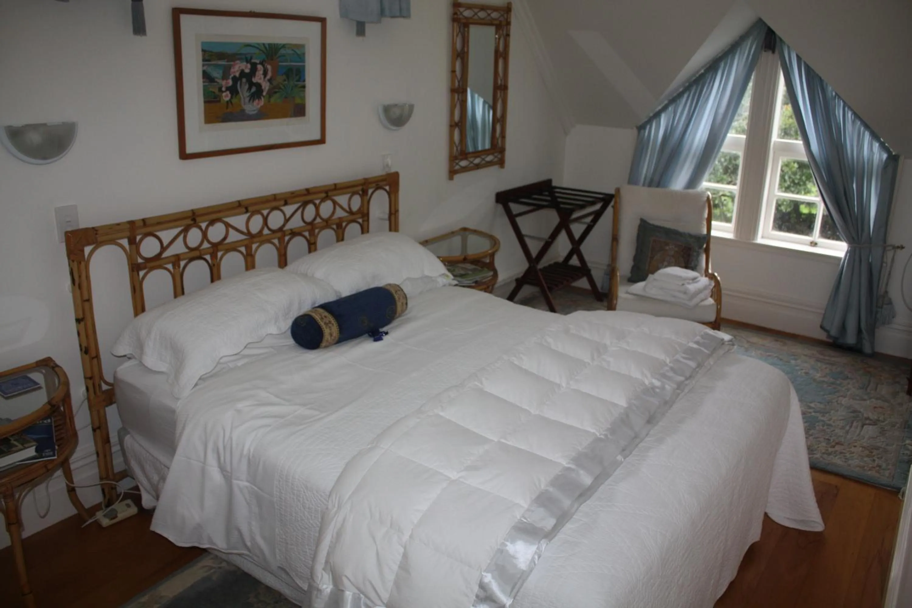 Bed in Paheke Boutique Lodge