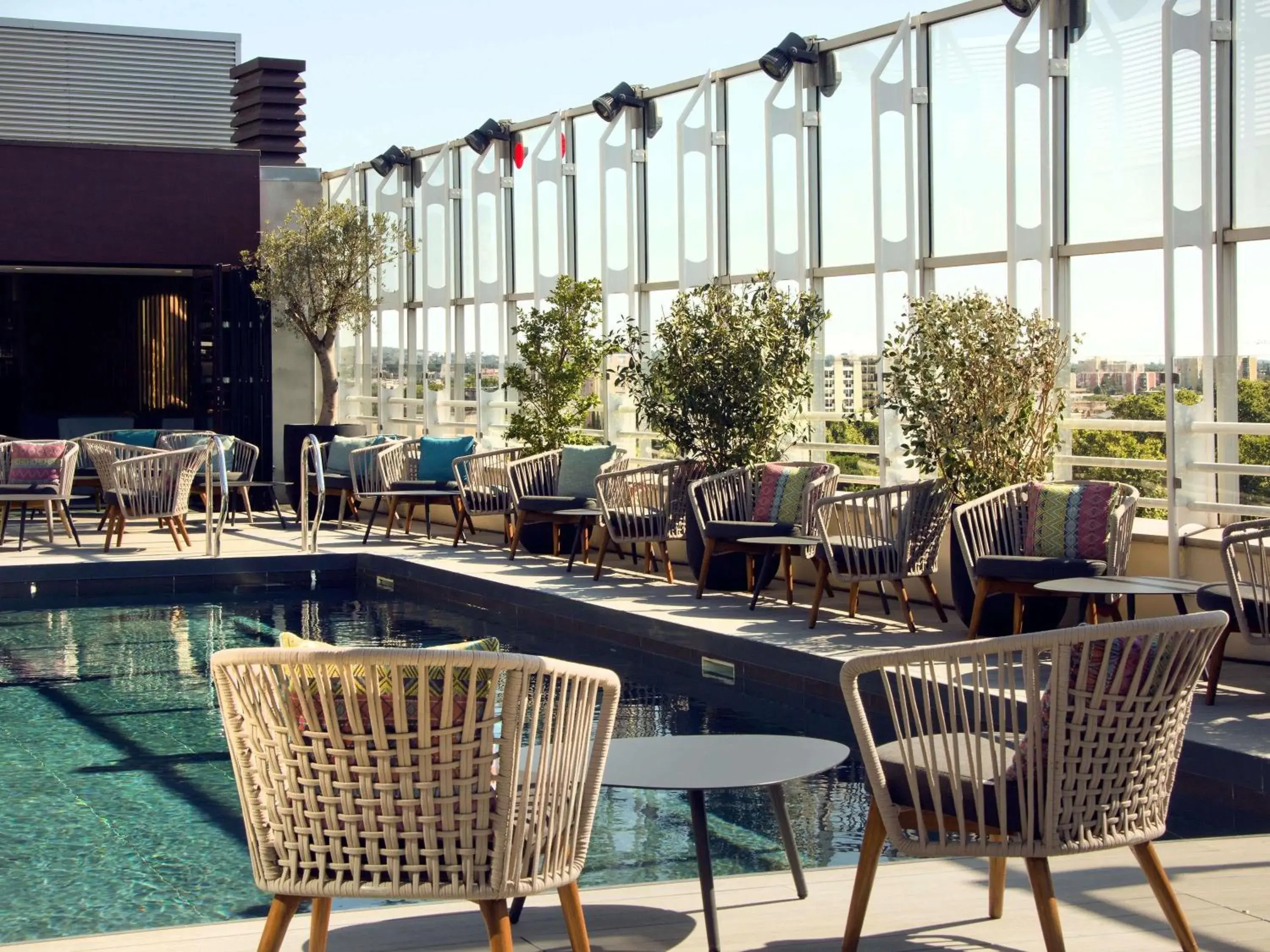 Pool view in Pullman La Pléiade Montpellier Centre Pool view in Pullman La Pléiade Montpellier Centre