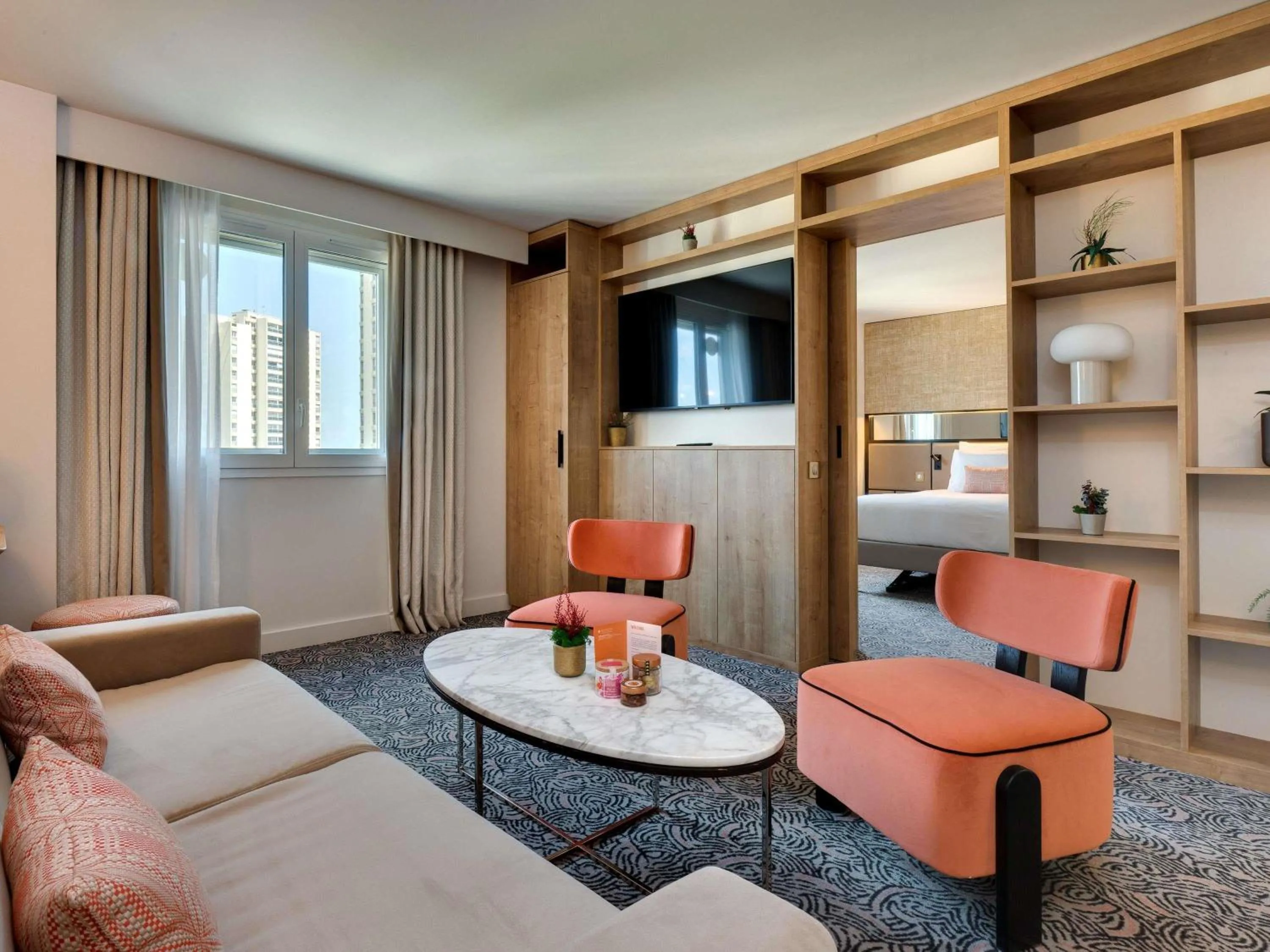 Bedroom in Pullman La Pléiade Montpellier Centre