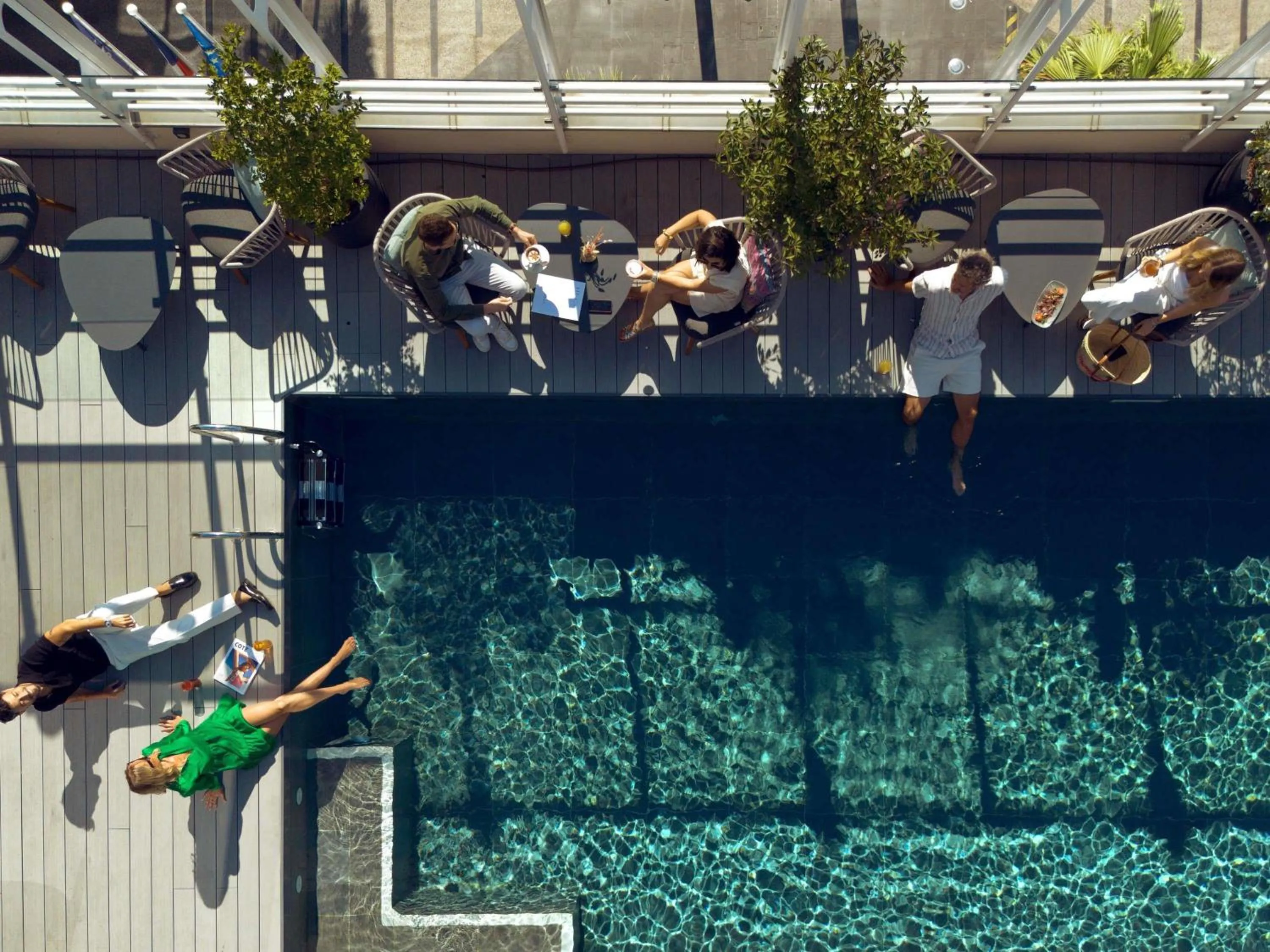 Pool view in Pullman La Pléiade Montpellier Centre