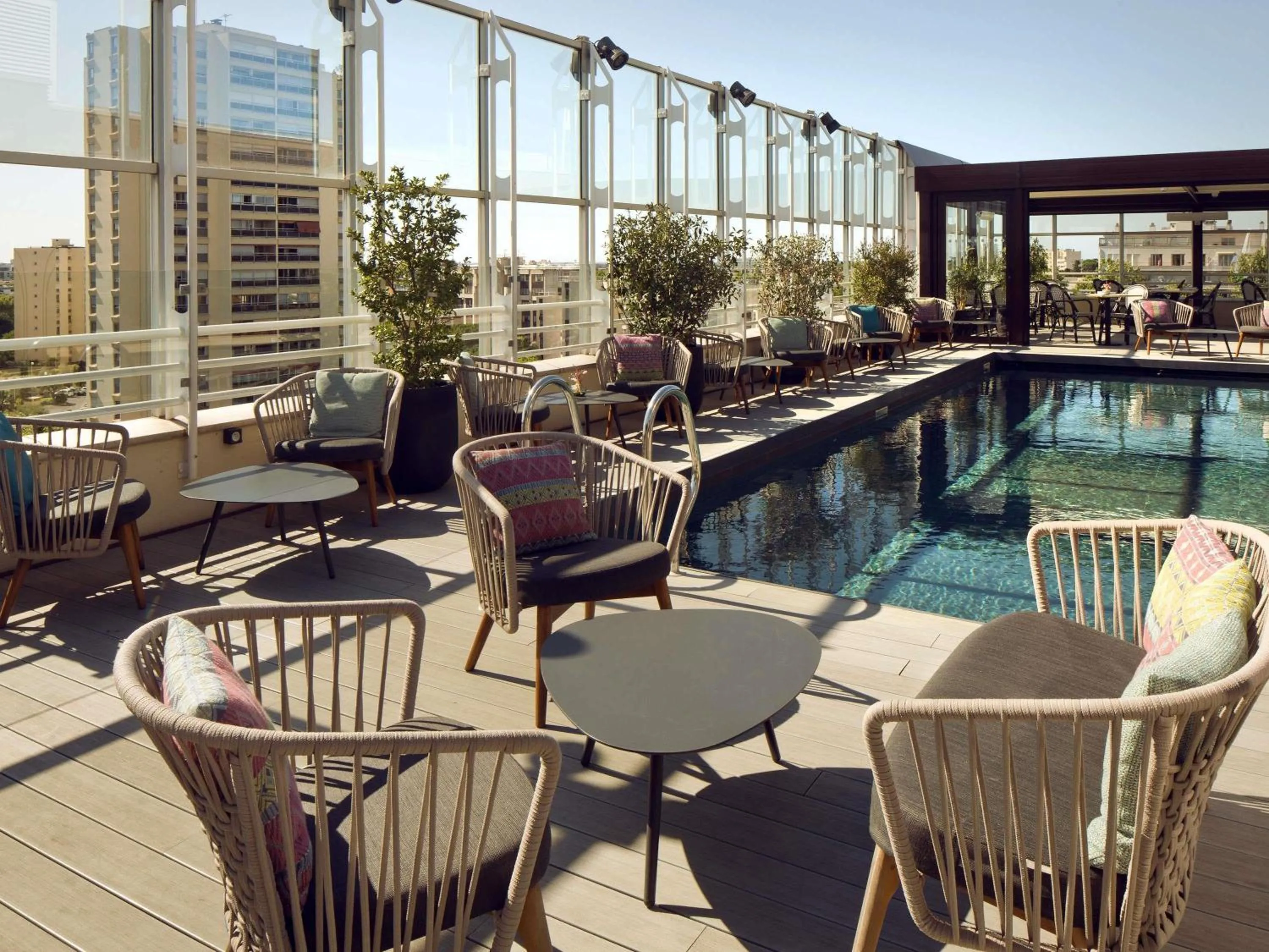 Lounge or bar in Pullman La Pléiade Montpellier Centre