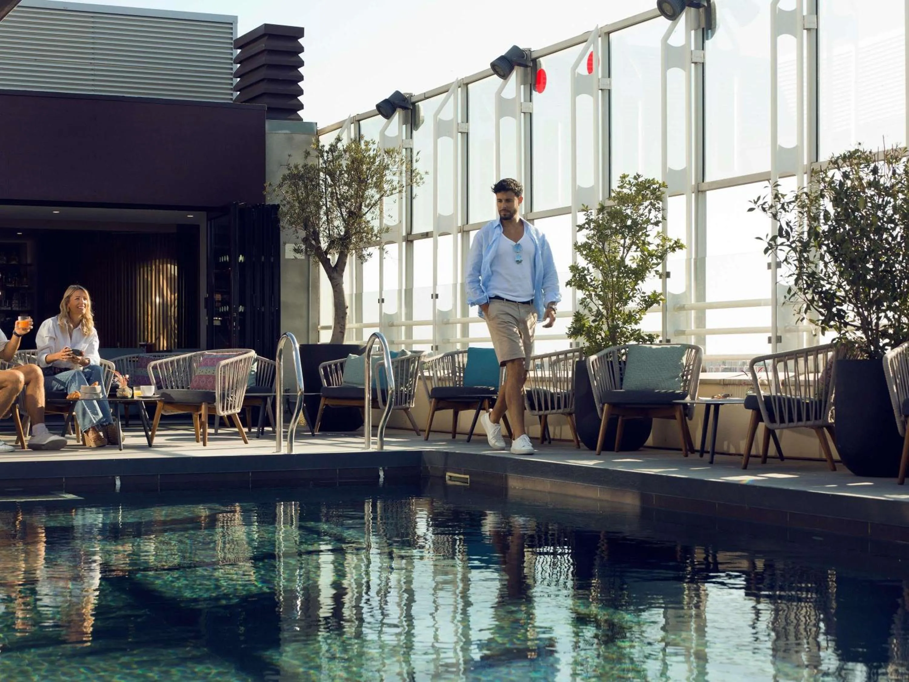 Pool view in Pullman La Pléiade Montpellier Centre