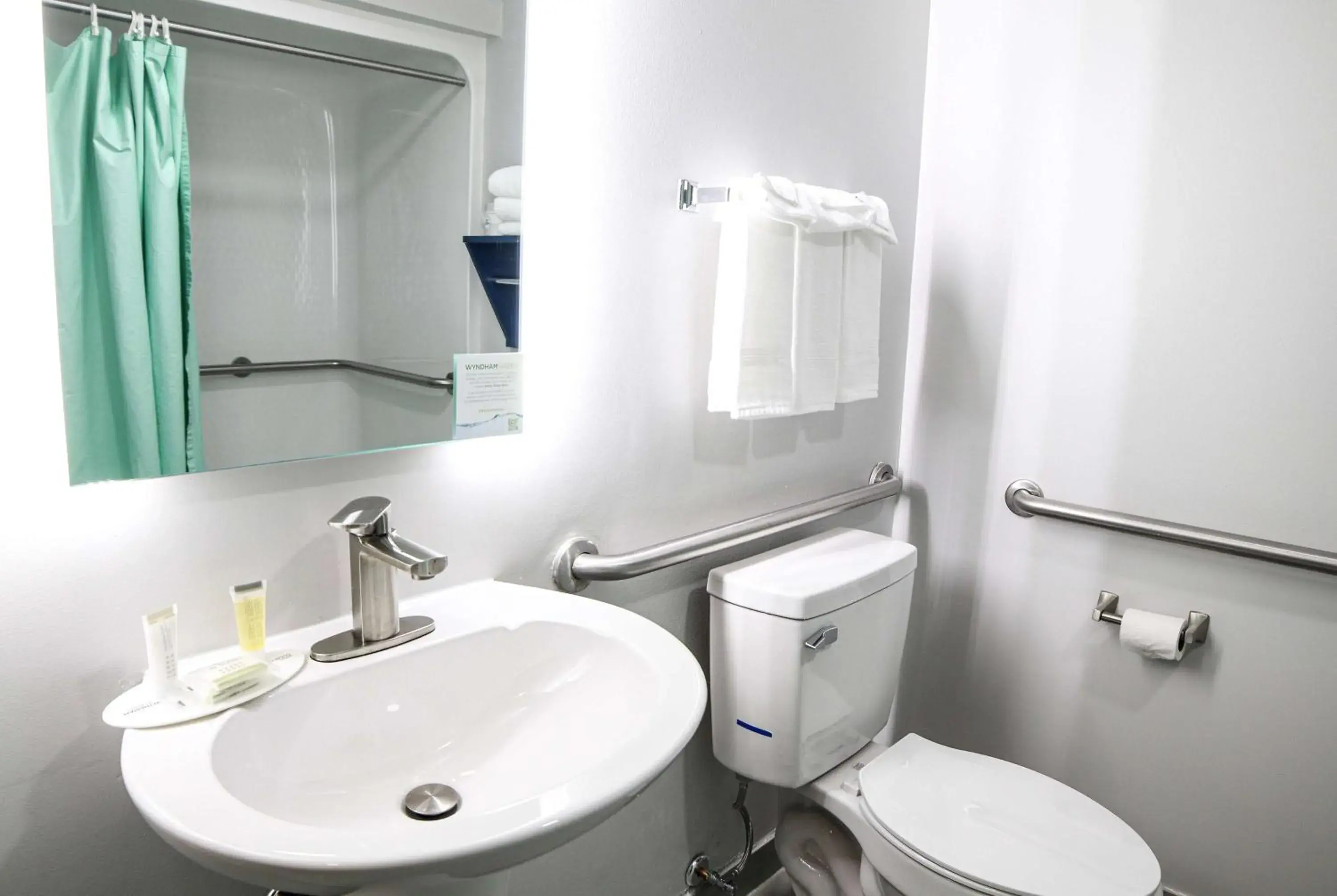 Bathroom in Microtel Inn & Suites by Wyndham Charlotte/Northlake Bathroom in Microtel Inn & Suites by Wyndham Charlotte/Northlake