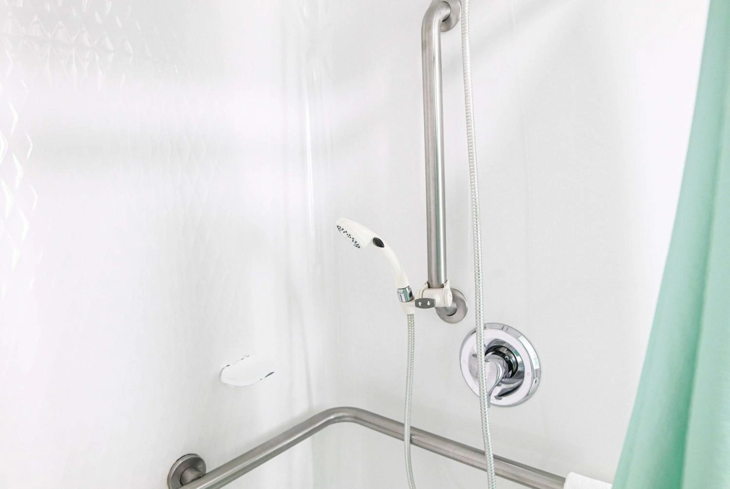 Shower in Microtel Inn & Suites by Wyndham Charlotte/Northlake