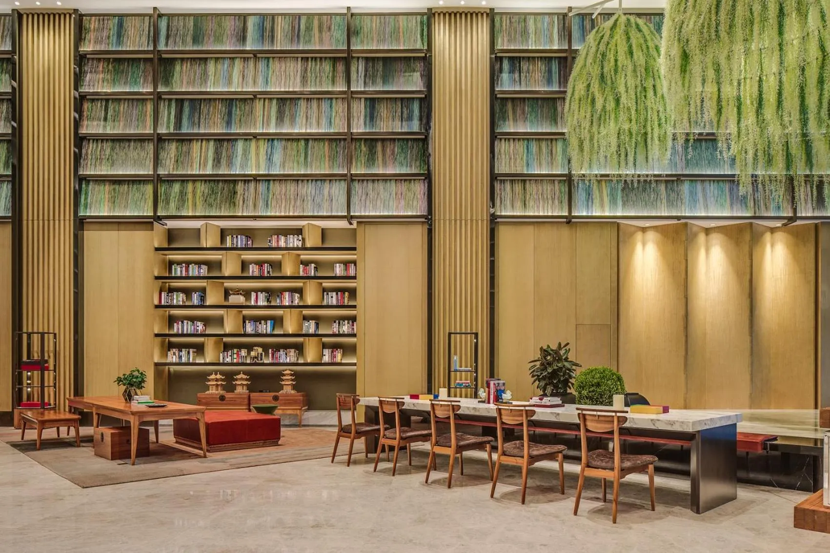 Seating area in New World Langfang Hotel
