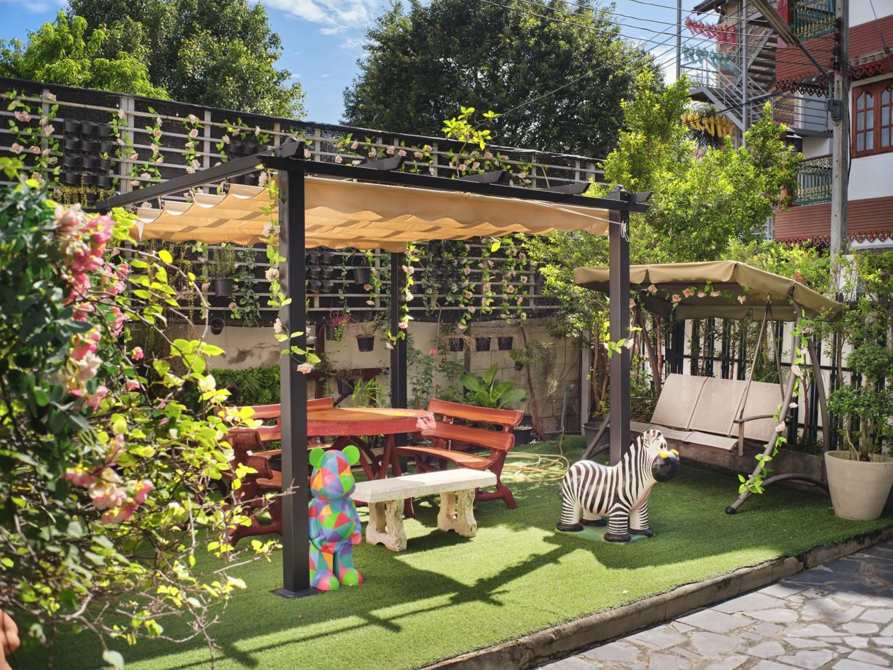 Garden in Chiangmai Inn Guesthouse