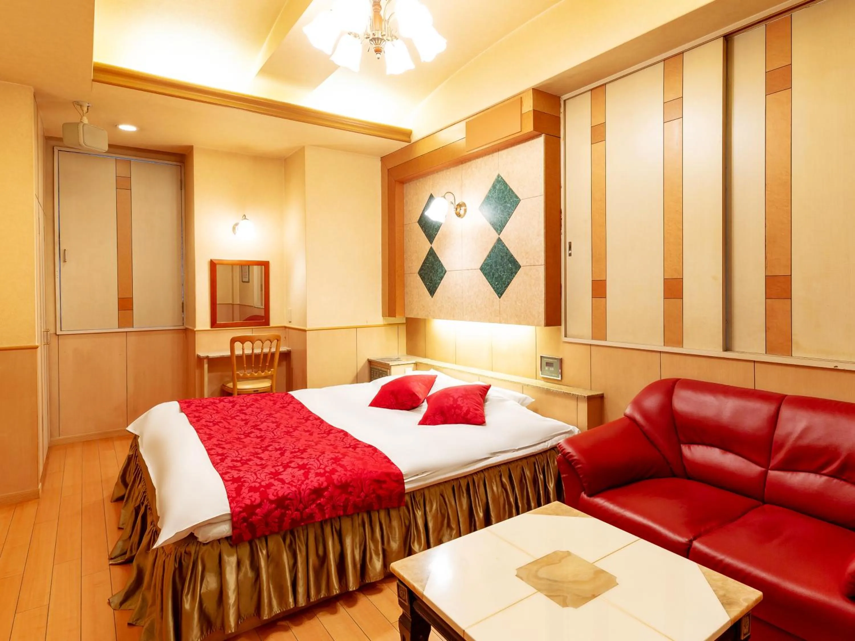 Bed in Hotel Mine (Love Hotel)