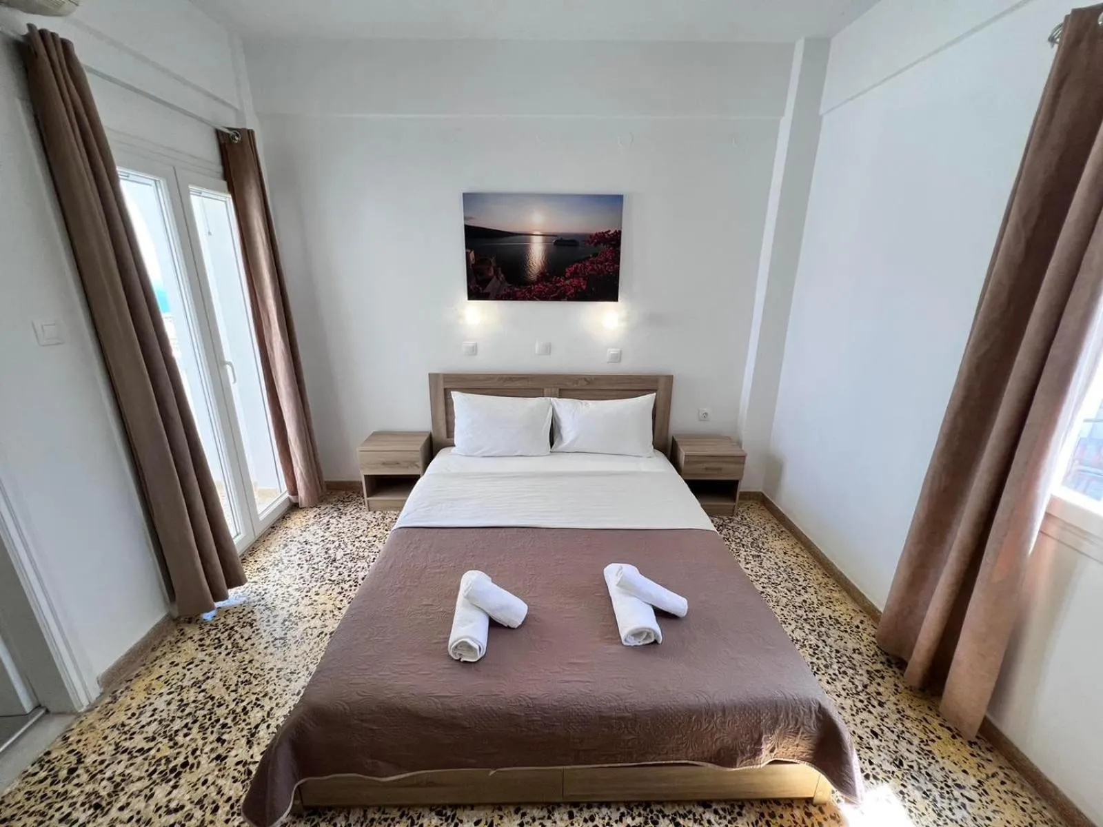 Bed in Firaxenia rooms