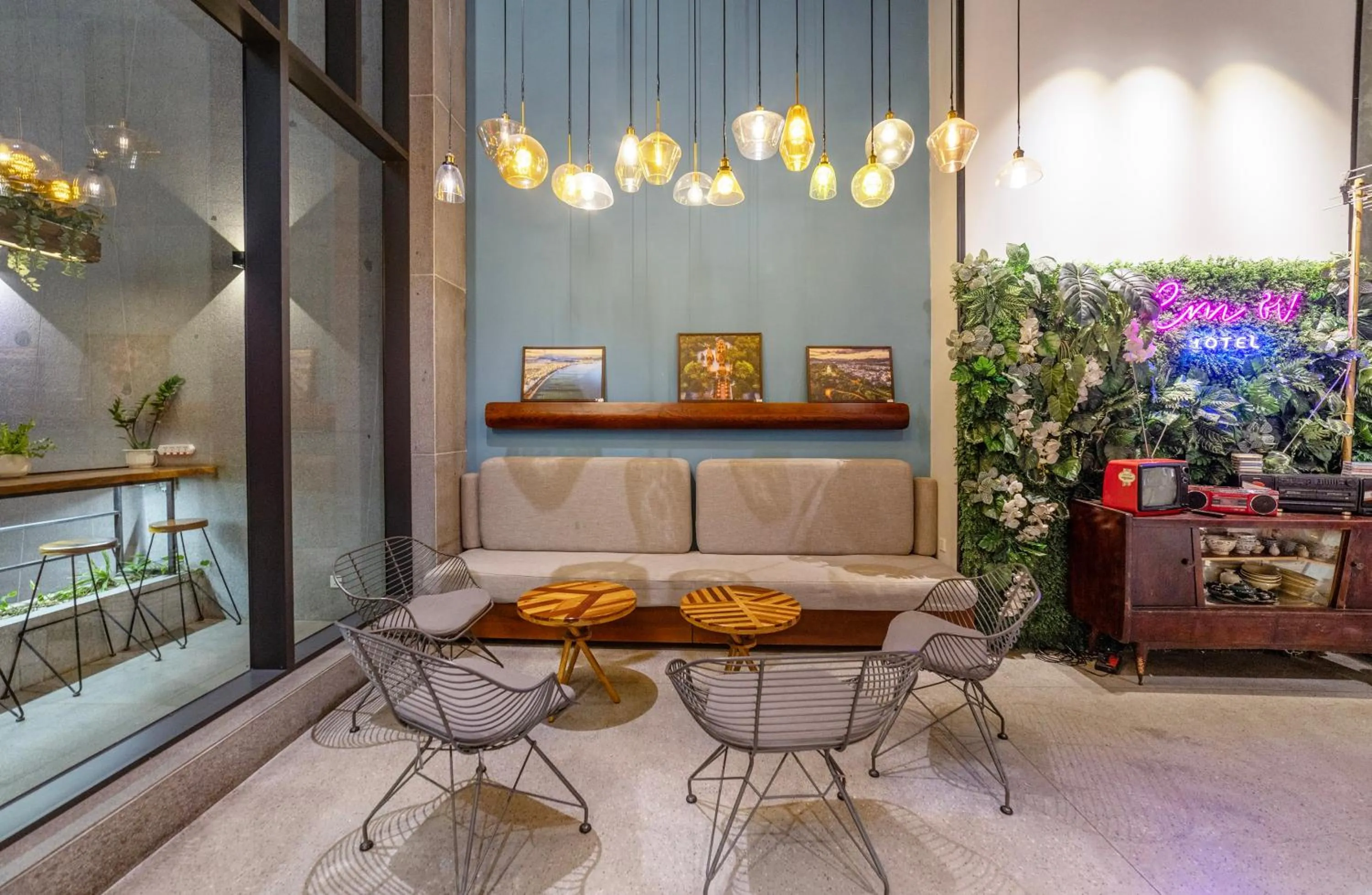 Living room in Em Oi Boutique Hotel