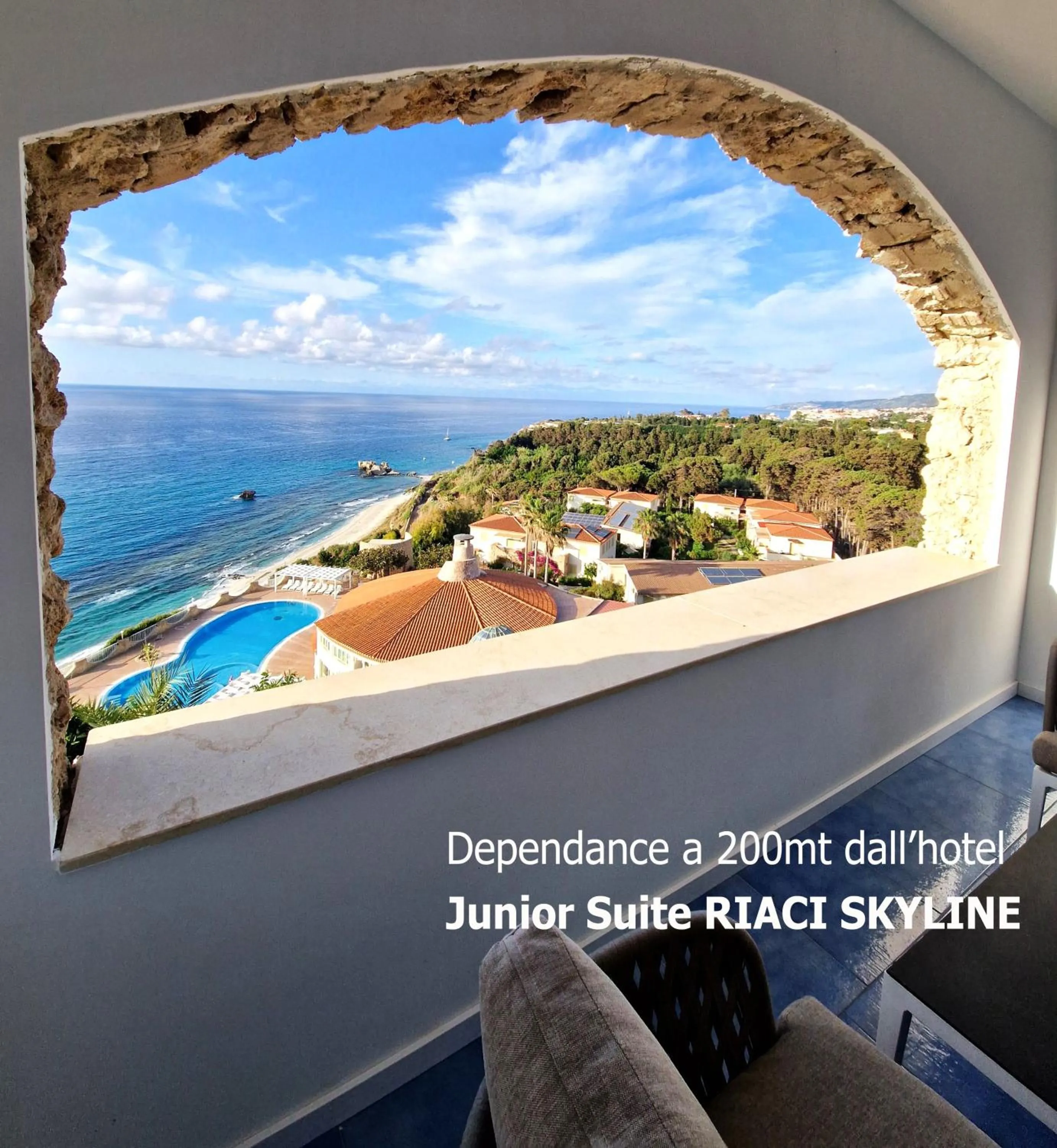 Balcony/Terrace in Suite Hotel L'Oasi di Riaci