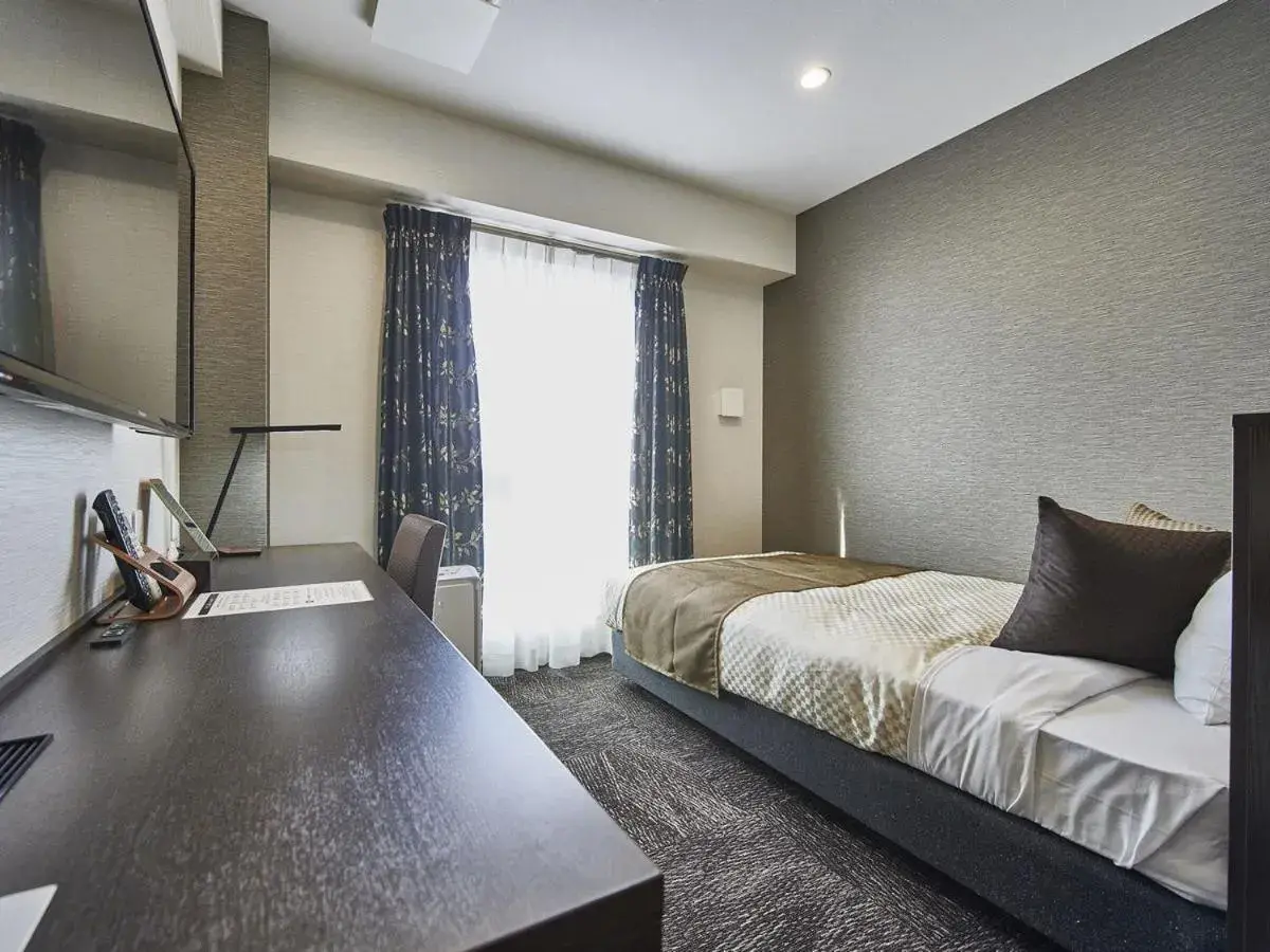 Bed in The Celecton Omiya Kaisoku Kitamoto Ekimae Bed in The Celecton Omiya Kaisoku Kitamoto Ekimae