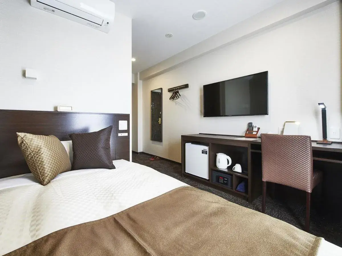 Bed in The Celecton Omiya Kaisoku Kitamoto Ekimae Bed in The Celecton Omiya Kaisoku Kitamoto Ekimae