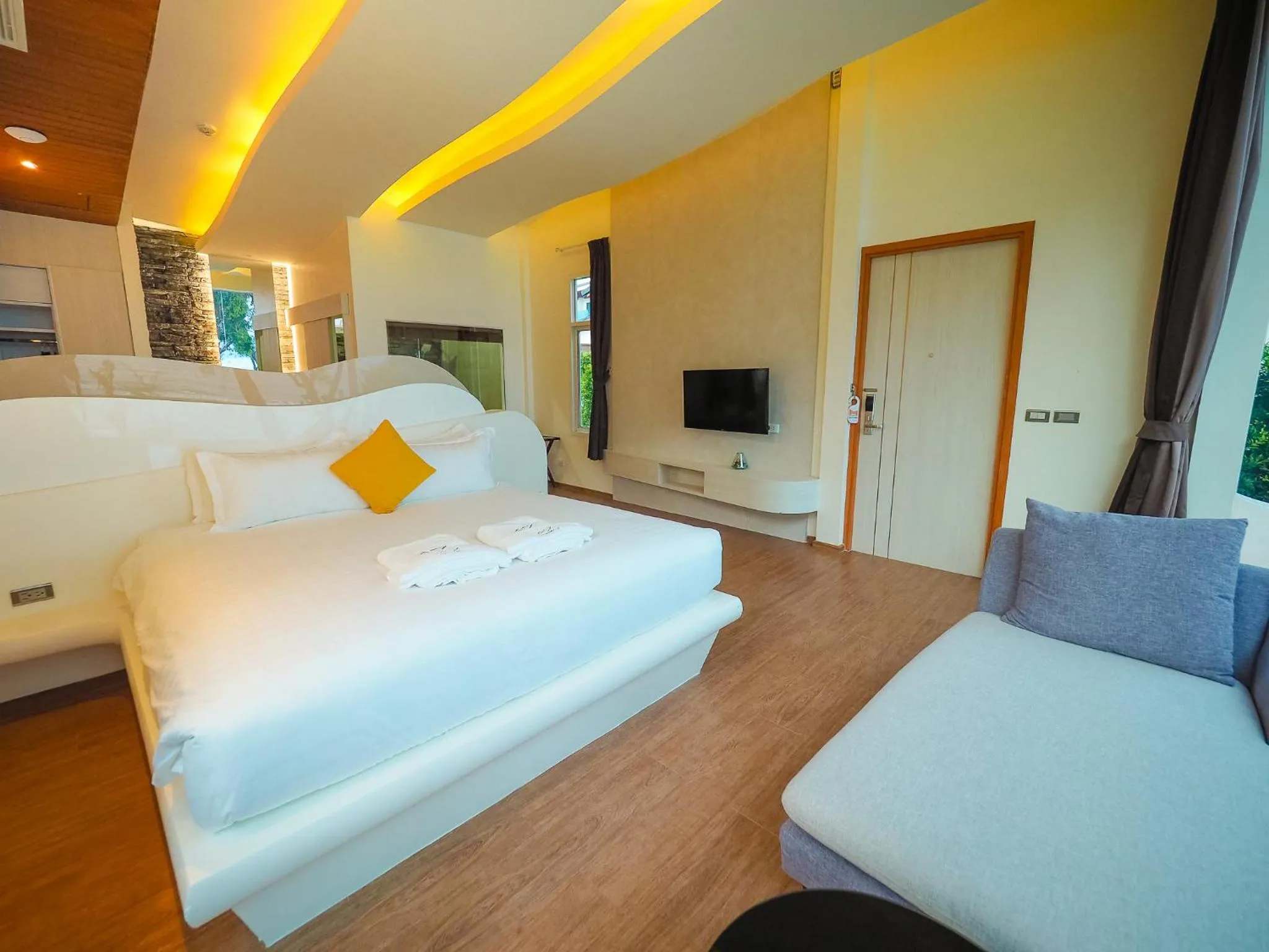 Bed in De VeraNiO Resort