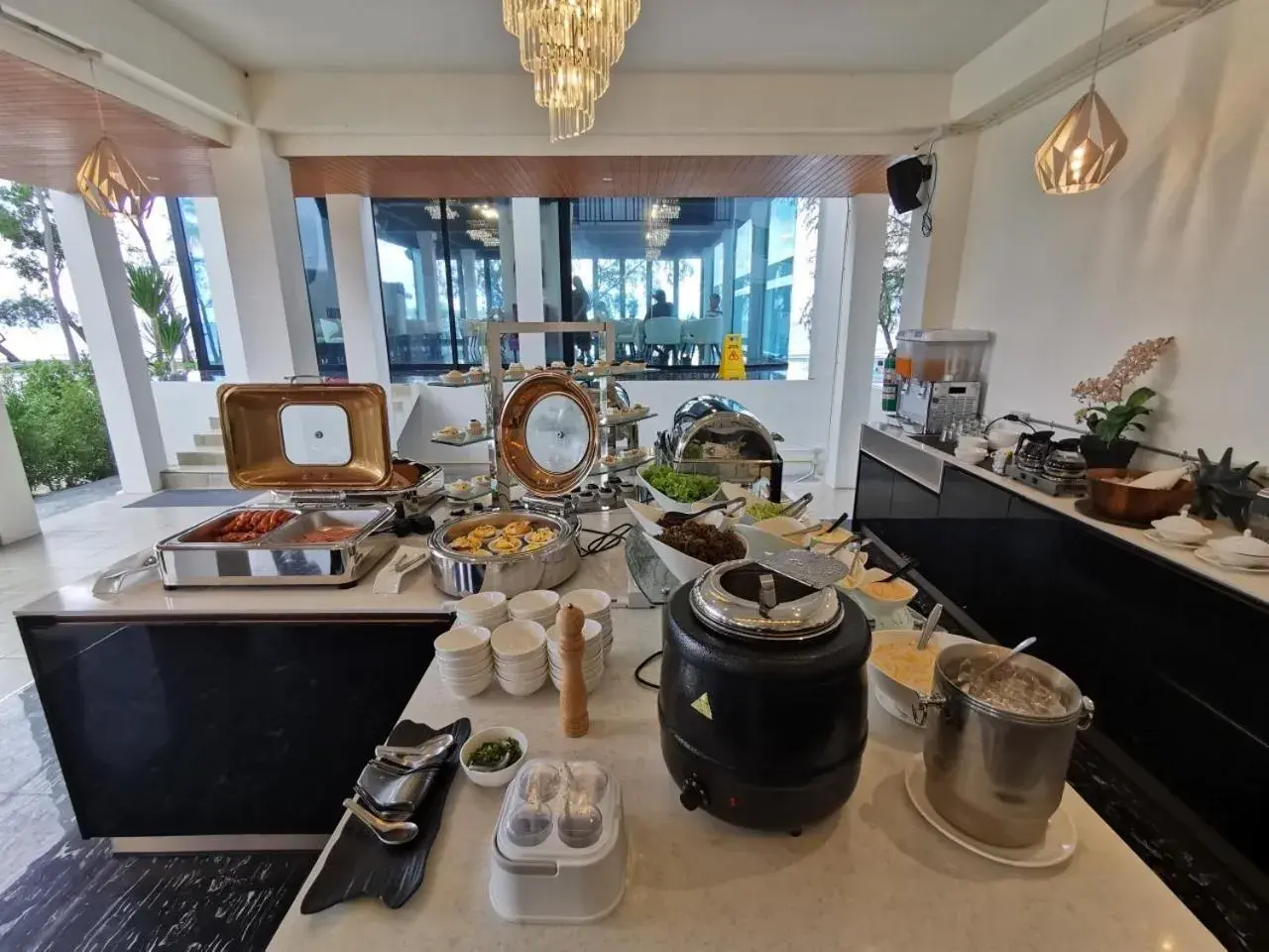 Buffet breakfast in De VeraNiO Resort Buffet breakfast in De VeraNiO Resort