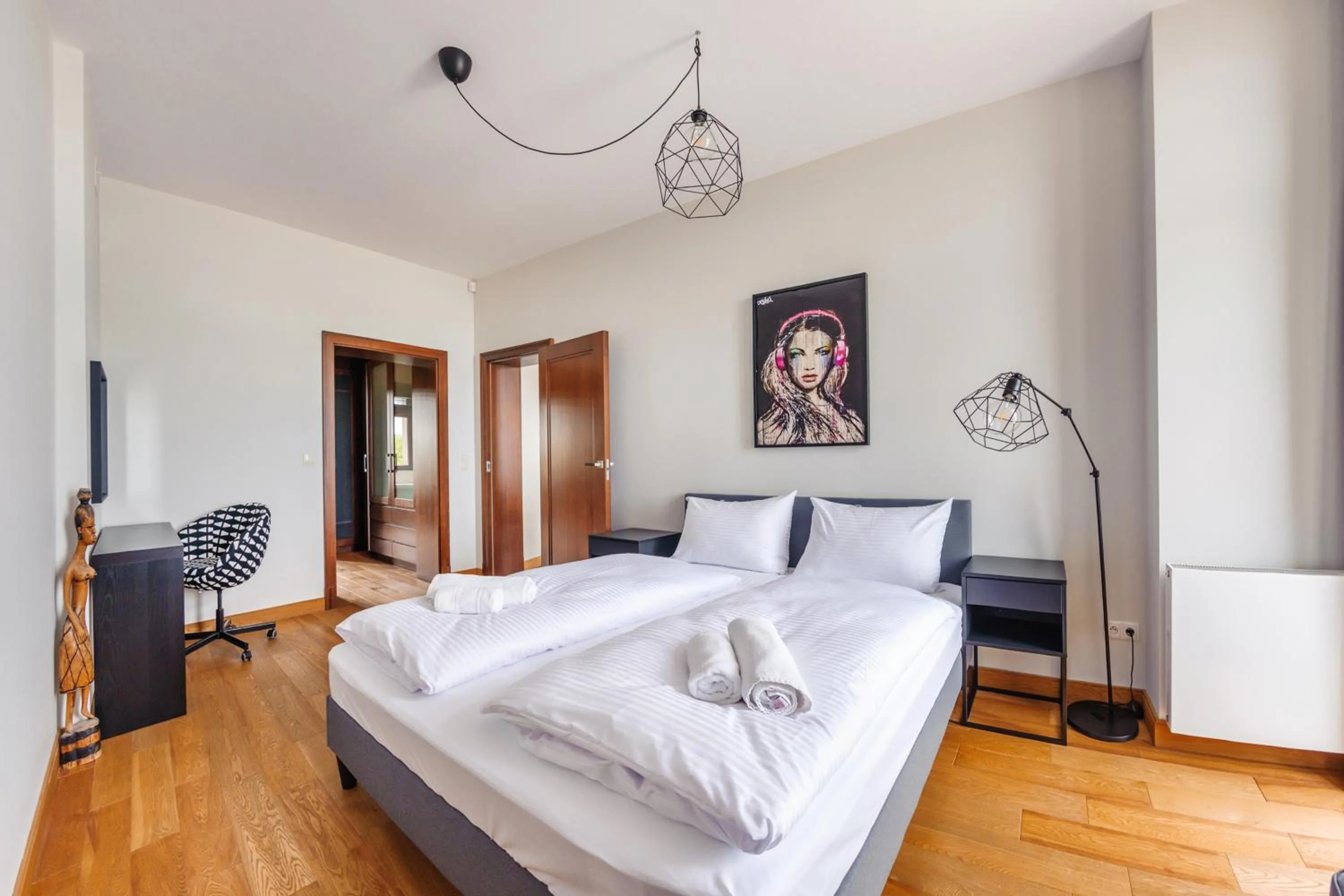 Bedroom, Bed in Traugutta Premium, Sun & Snow