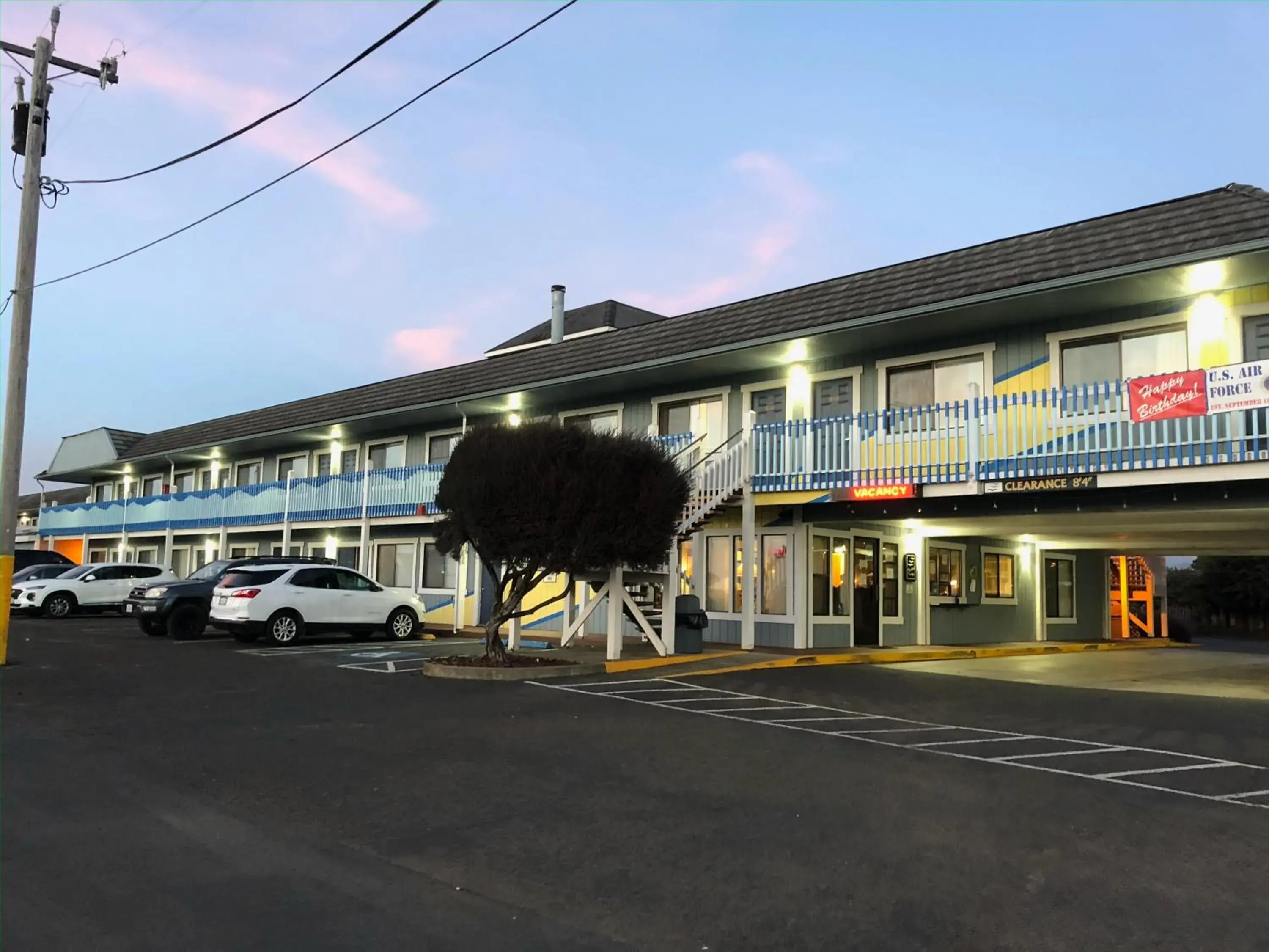 Property building in Seabird Lodge Fort Bragg Property building in Seabird Lodge Fort Bragg