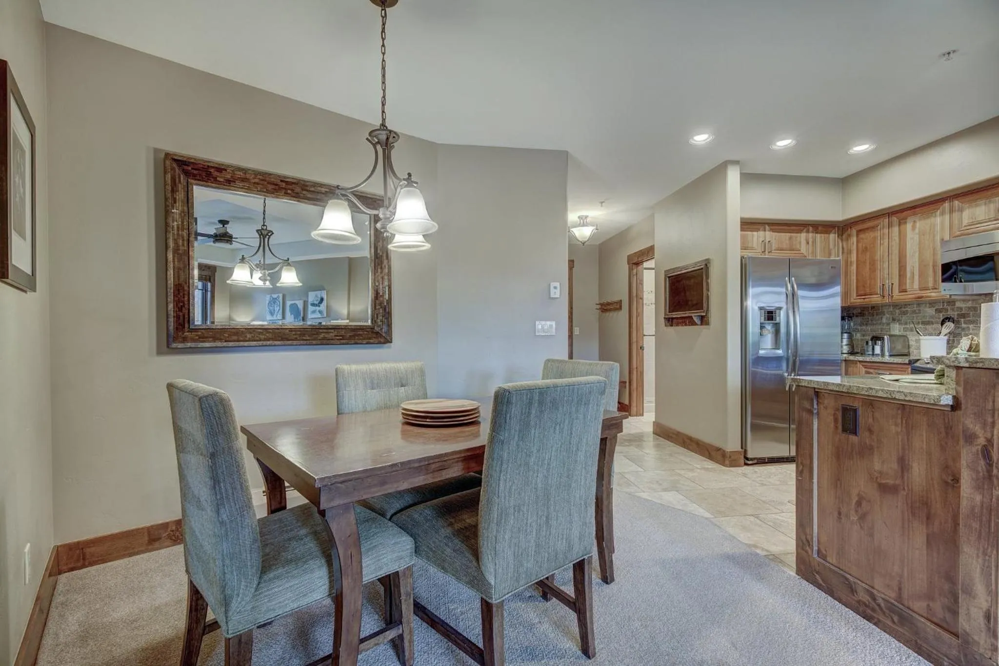Dining area in Crystal Peak Lodge By Vail Resorts