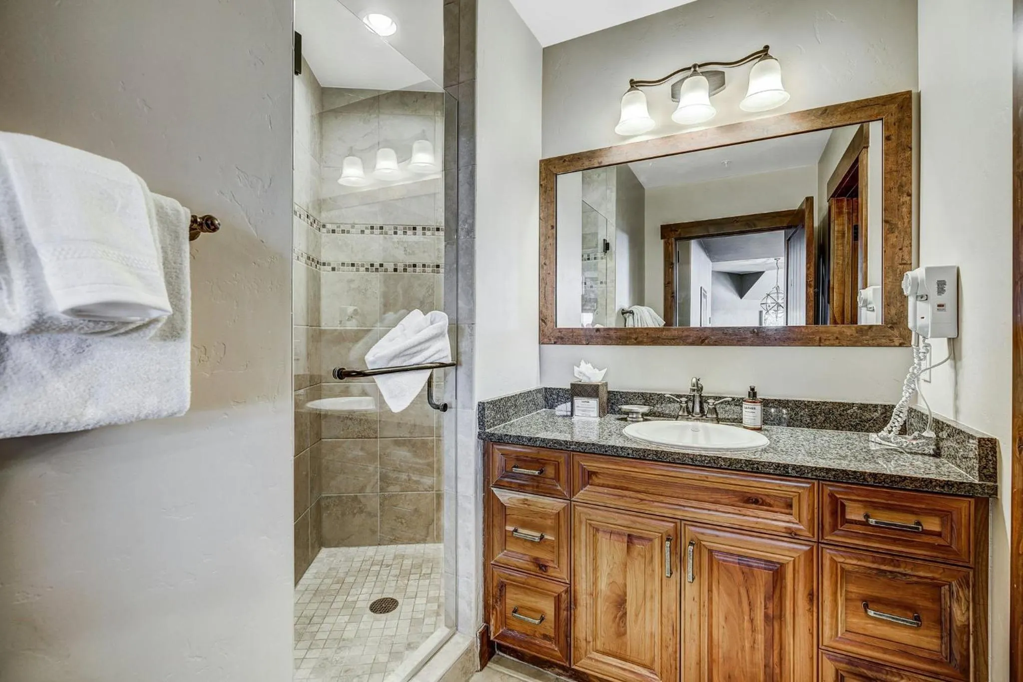 Bathroom in Crystal Peak Lodge, A Vail Resorts Property