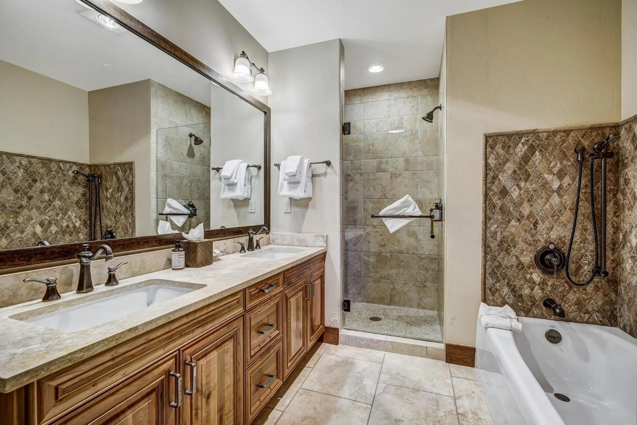 Bathroom in Crystal Peak Lodge, A Vail Resorts Property