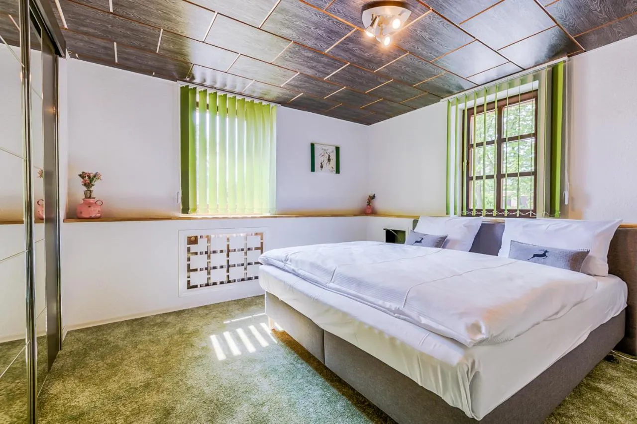 Bedroom, Bed in Brauerei Zwönitz