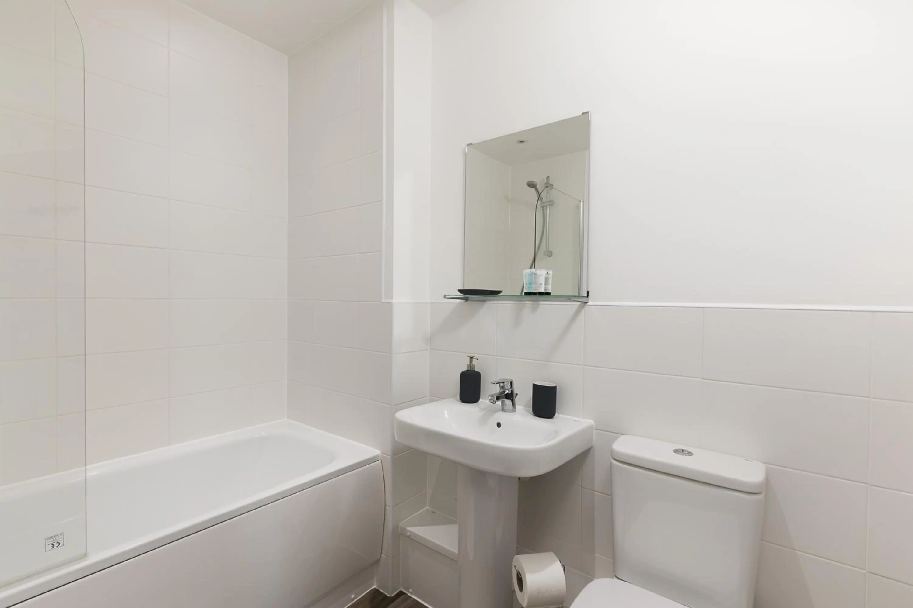 Shower in Hertford Serviced Apartments by Payman Club