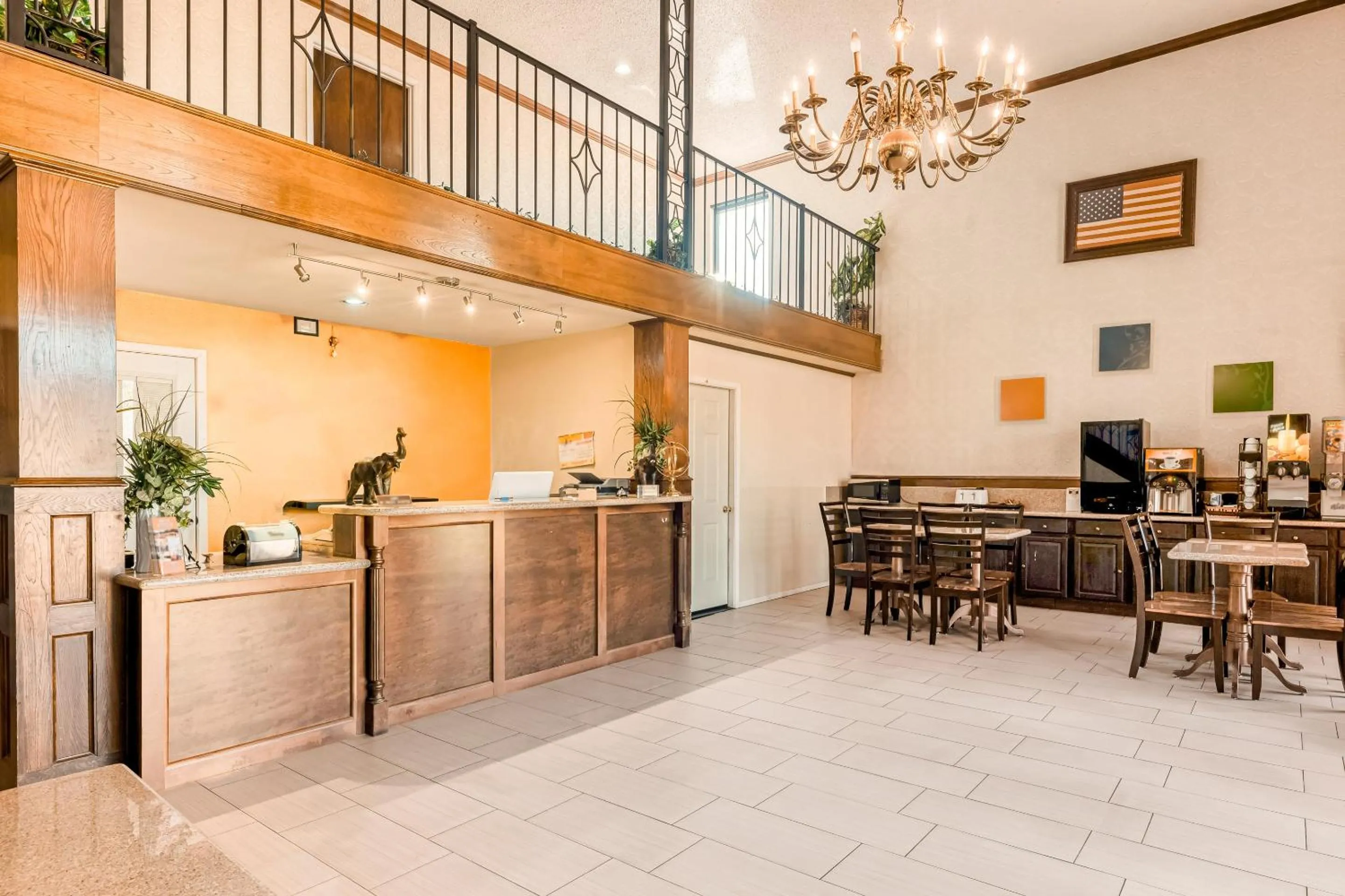 Lobby or reception in OYO Hotel Jefferson TX Hwy 59