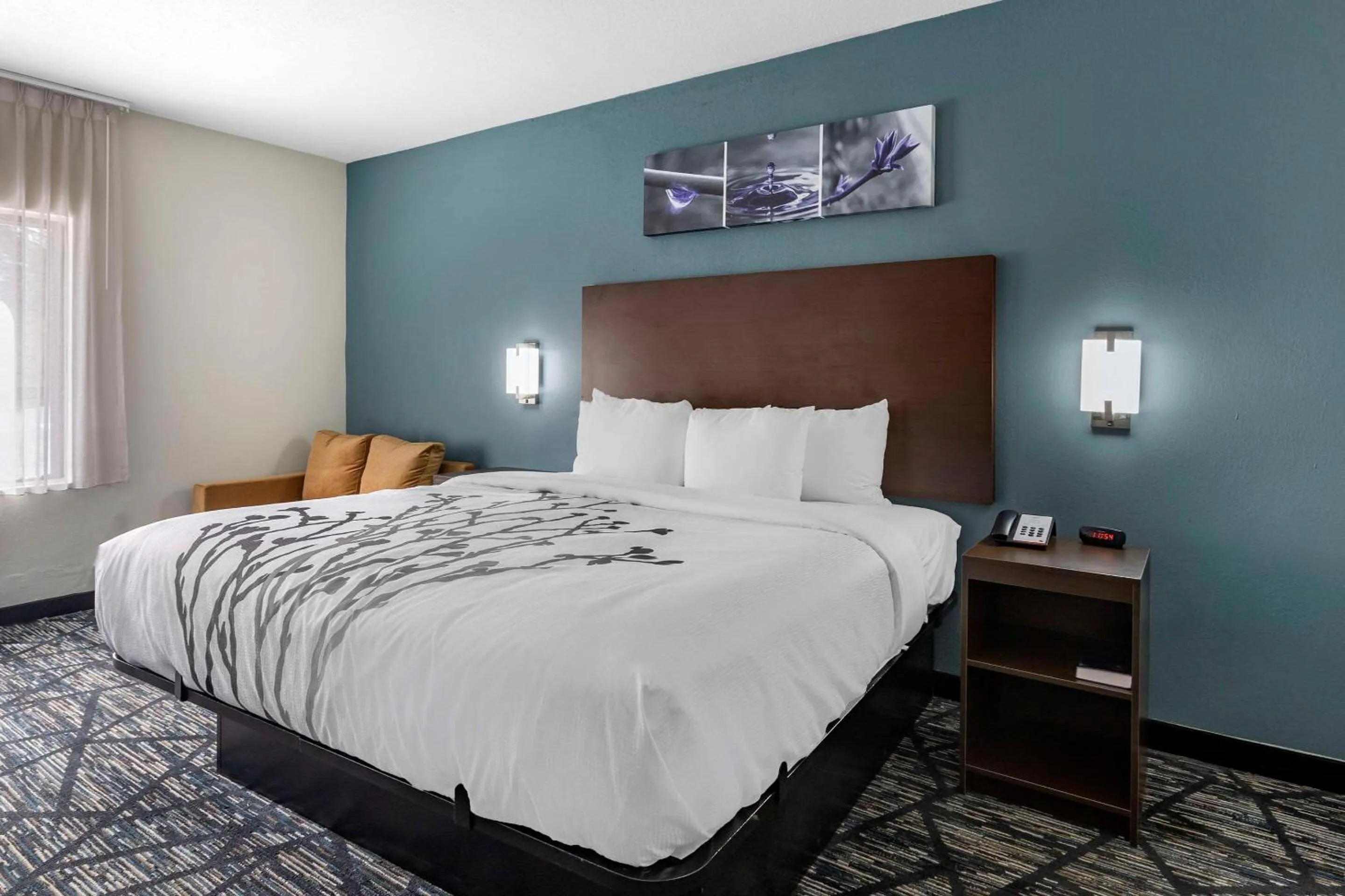 Bedroom, Bed in Sleep Inn & Suites Grovetown - Augusta West