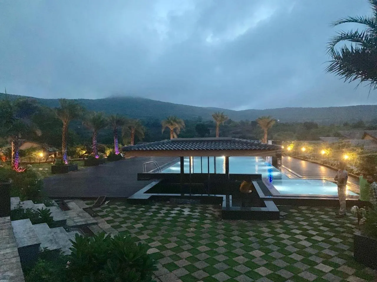 Pool view in Regenta Resort Belagavi