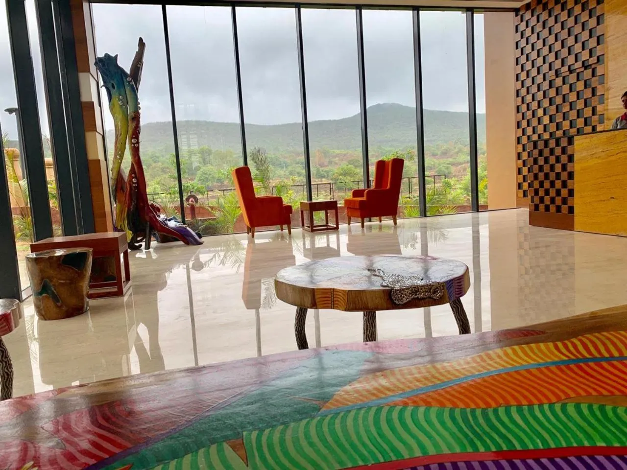 Lobby or reception in Regenta Resort Belagavi