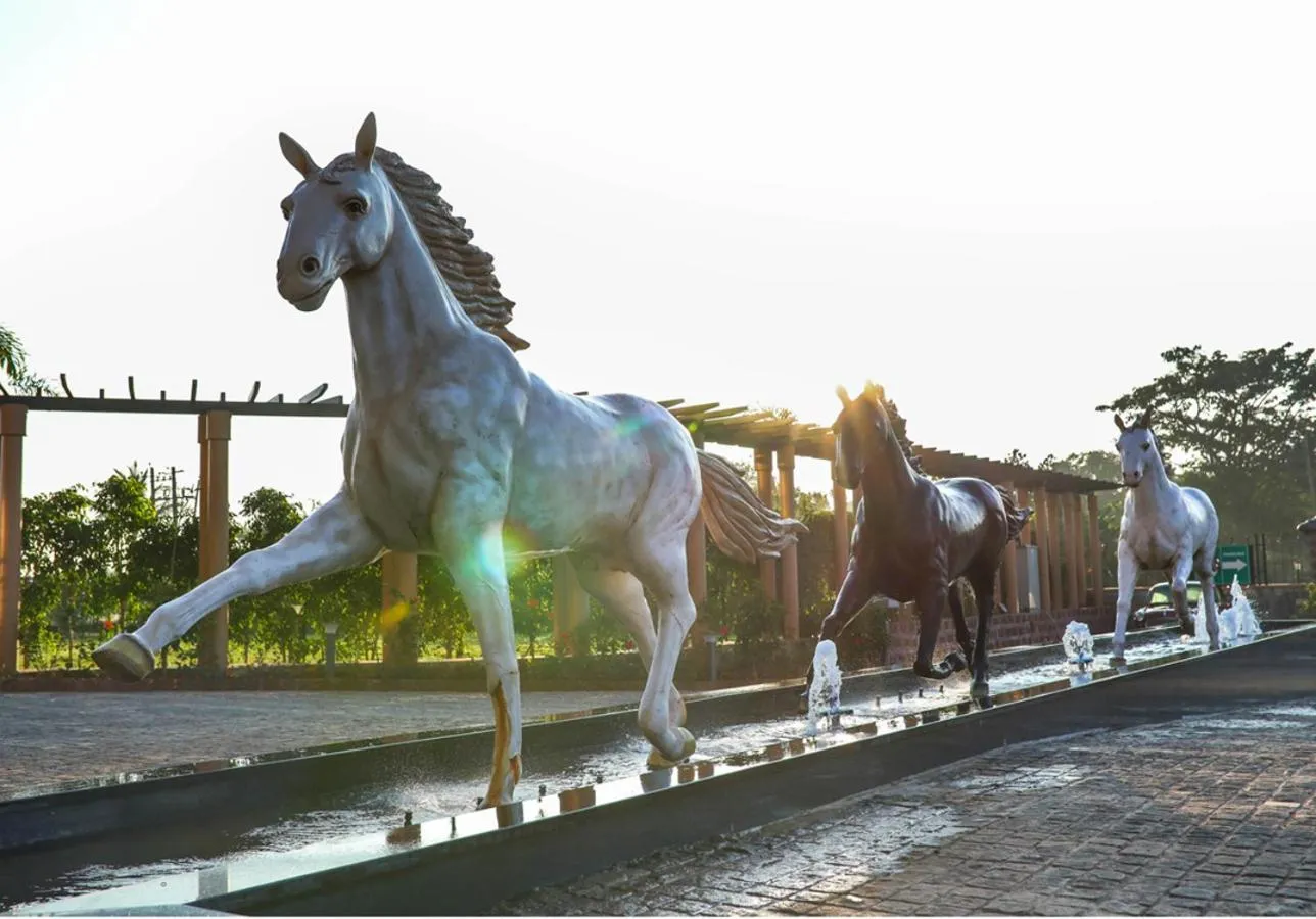 Horse-riding in Regenta Resort Belagavi