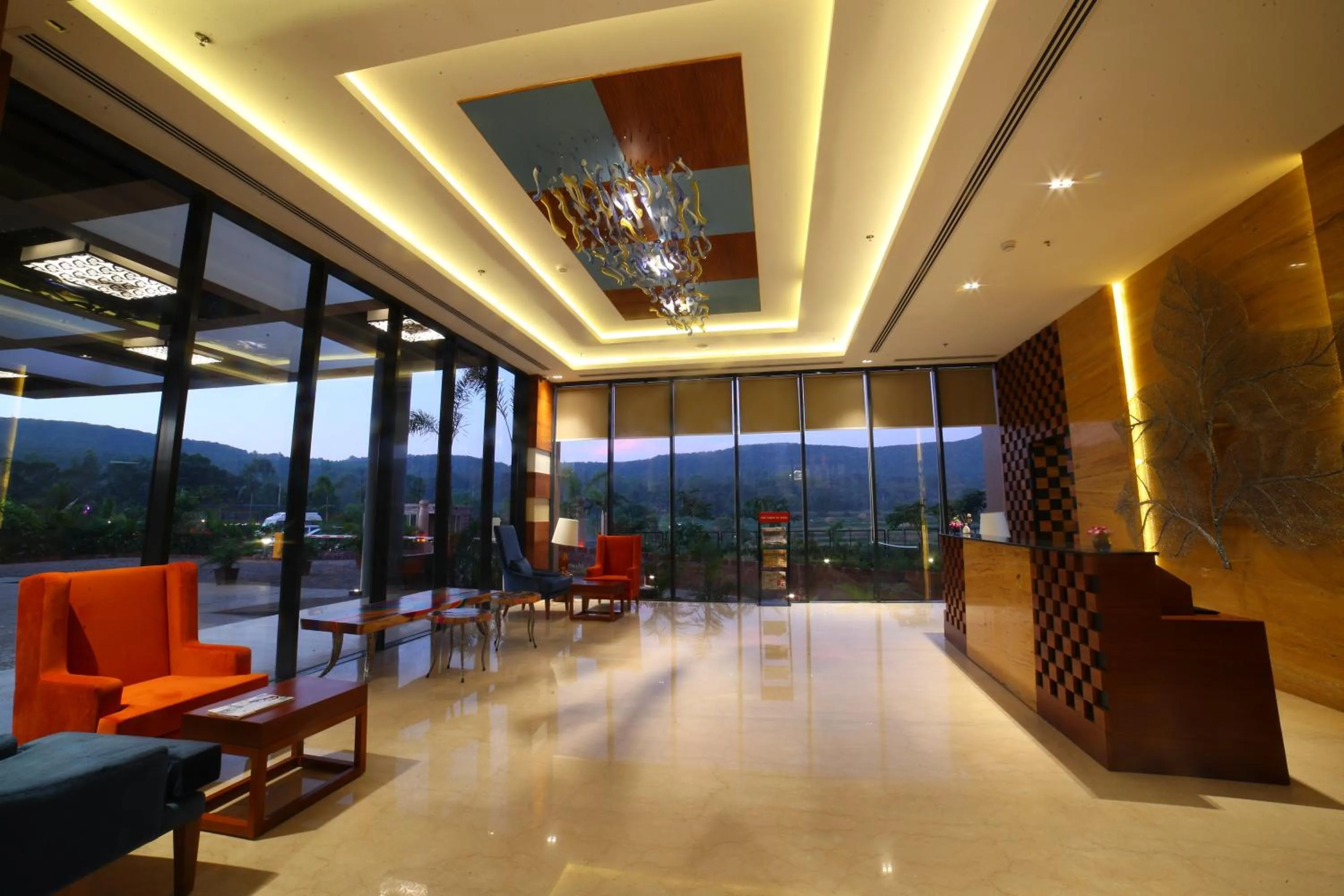 Lobby or reception in Regenta Resort Belagavi