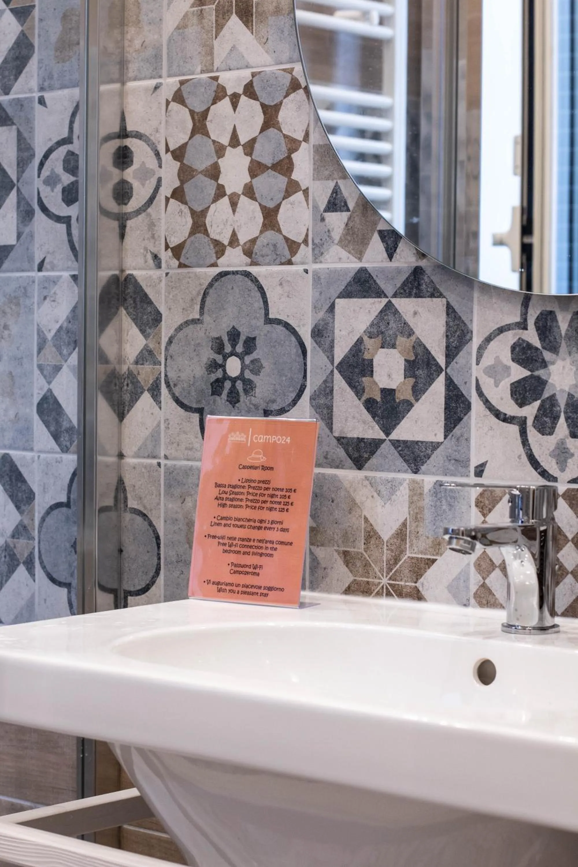 Bathroom in Campo24roma Guesthouse