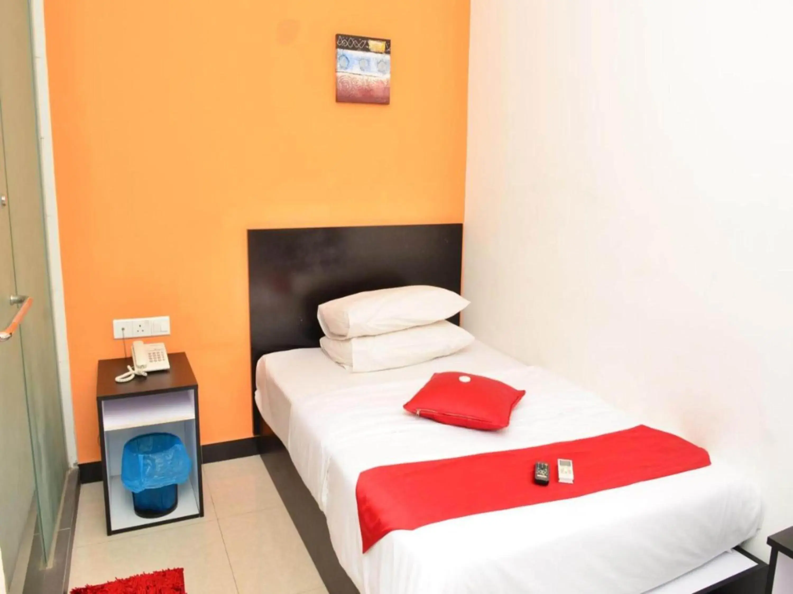 Bedroom, Bed in Hotel O Dspark Port Klang Bedroom, Bed in Hotel O Dspark Port Klang